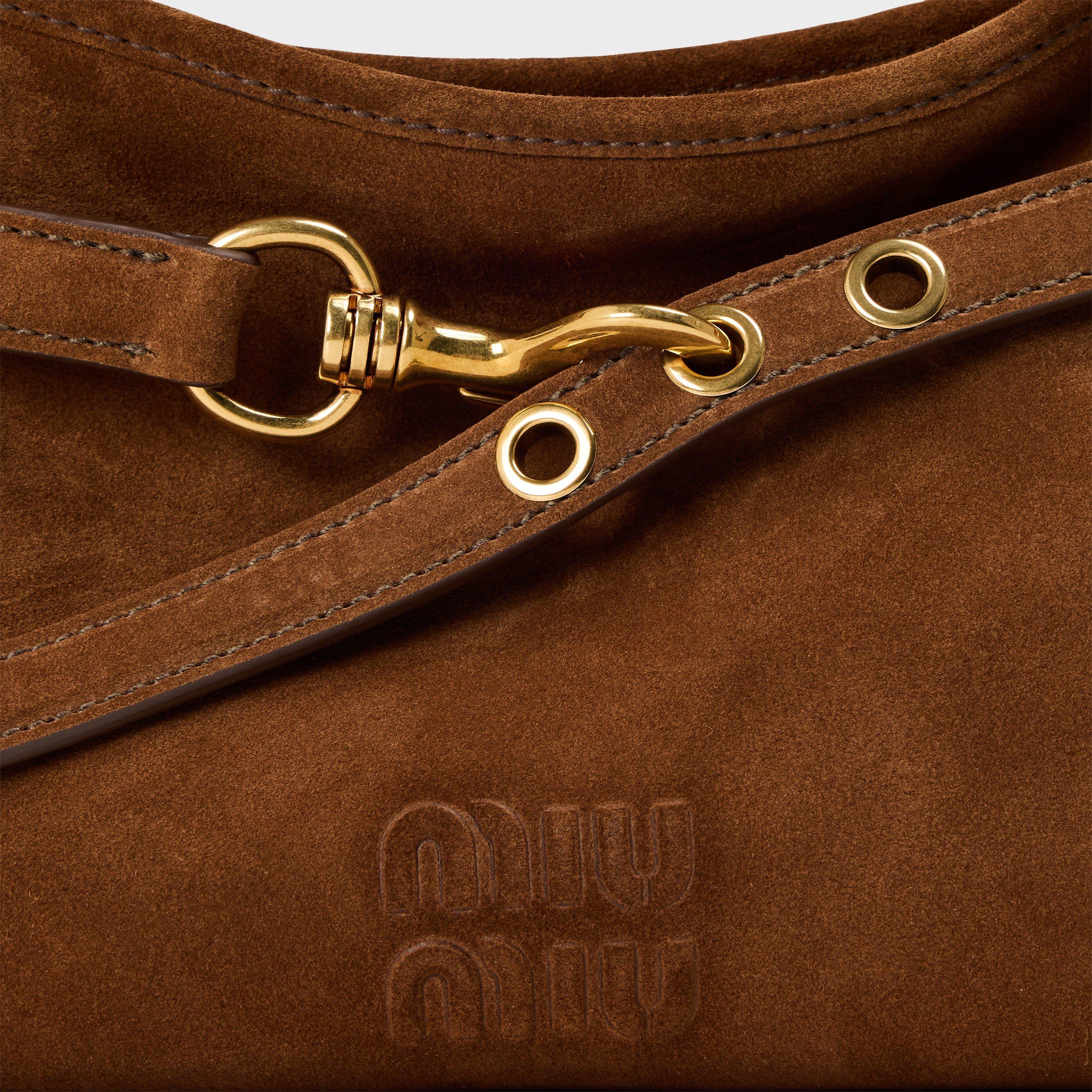 Rovere - Miu Miu - Women's Aventure Suede Shoulder Bag - 4