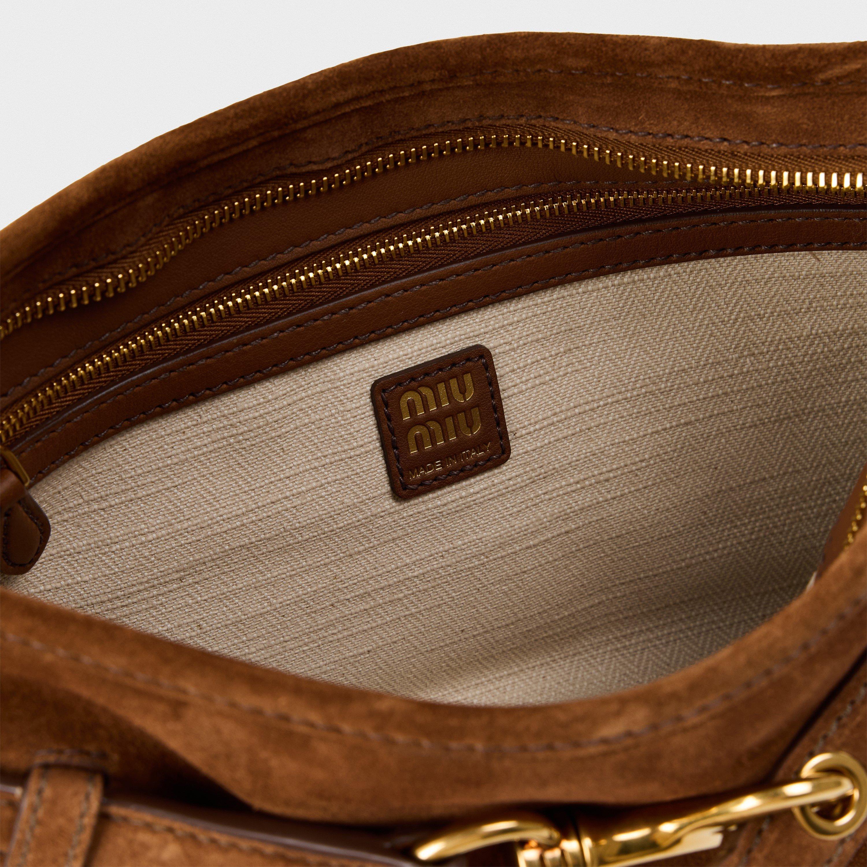 Rovere - Miu Miu - Women's Aventure Suede Shoulder Bag - 5