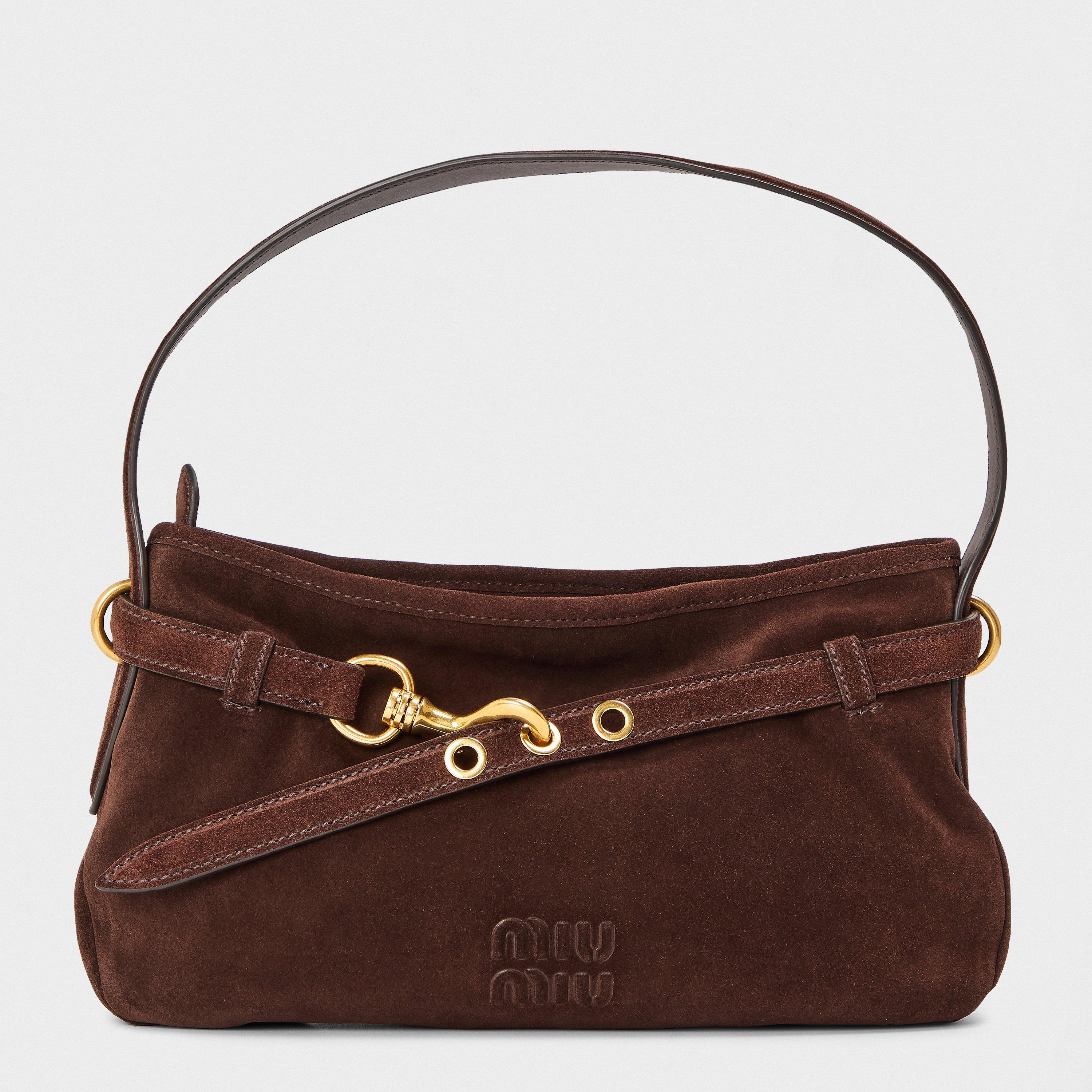 Moro - Miu Miu - Women's Aventure Suede Shoulder Bag - 1