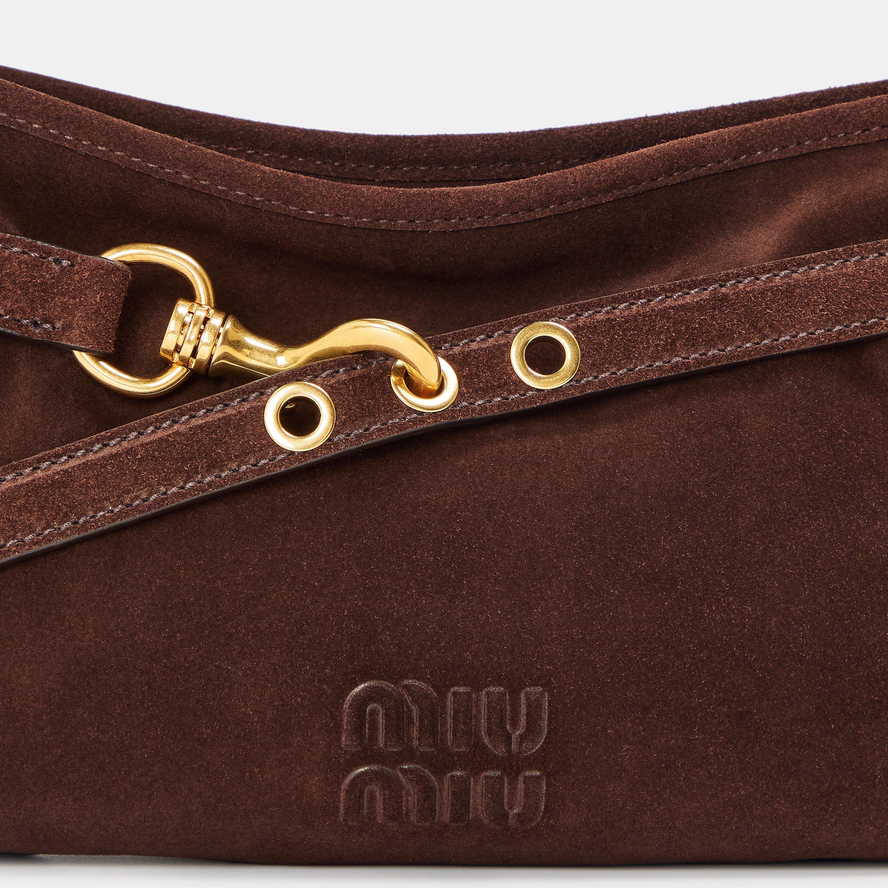 Moro - Miu Miu - Women's Aventure Suede Shoulder Bag - 4