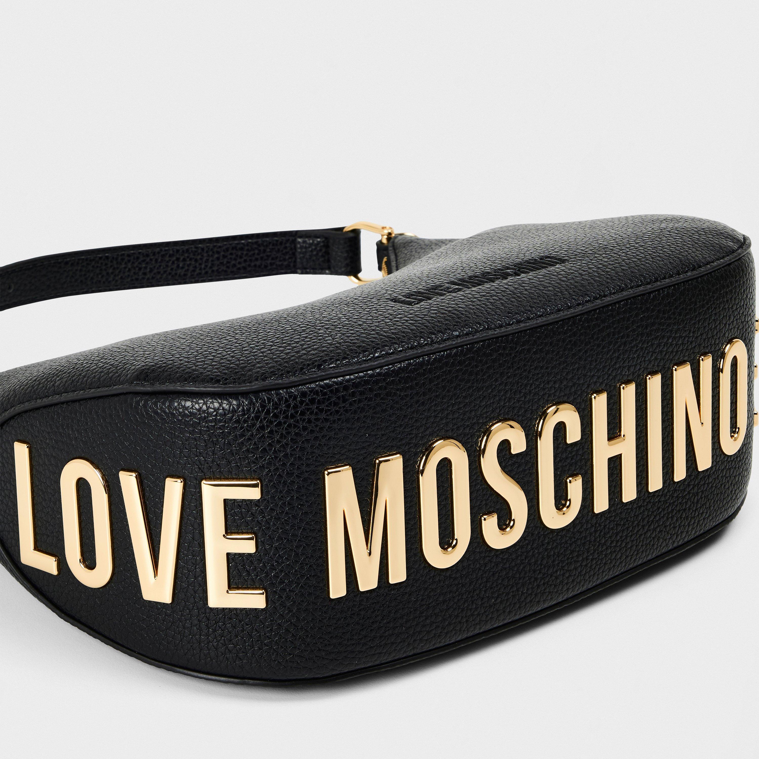 Black - Love Moschino - Women's Giant Shoulder Bag - 4