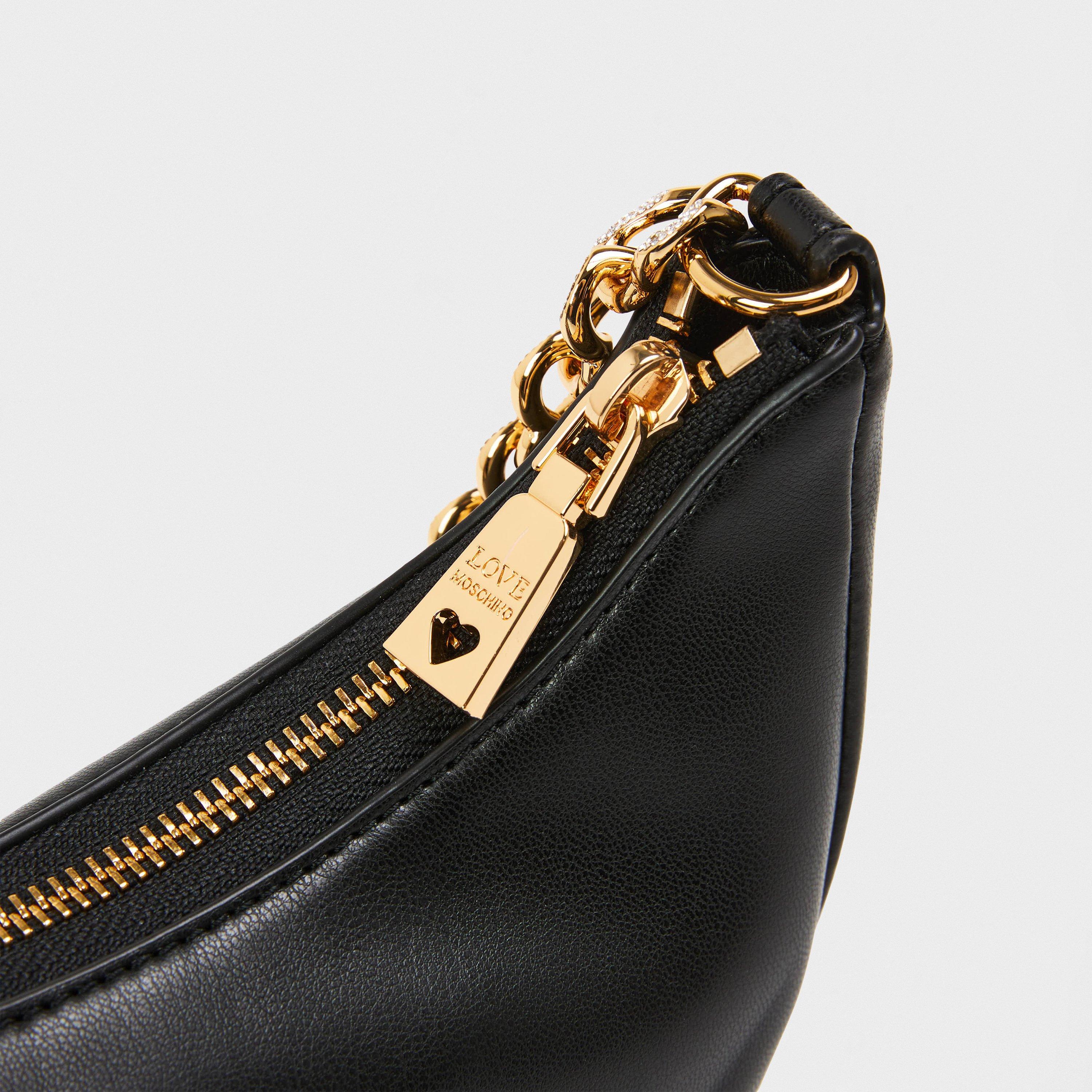 Black - Love Moschino - Women's Bold Shoulder Bag - 4