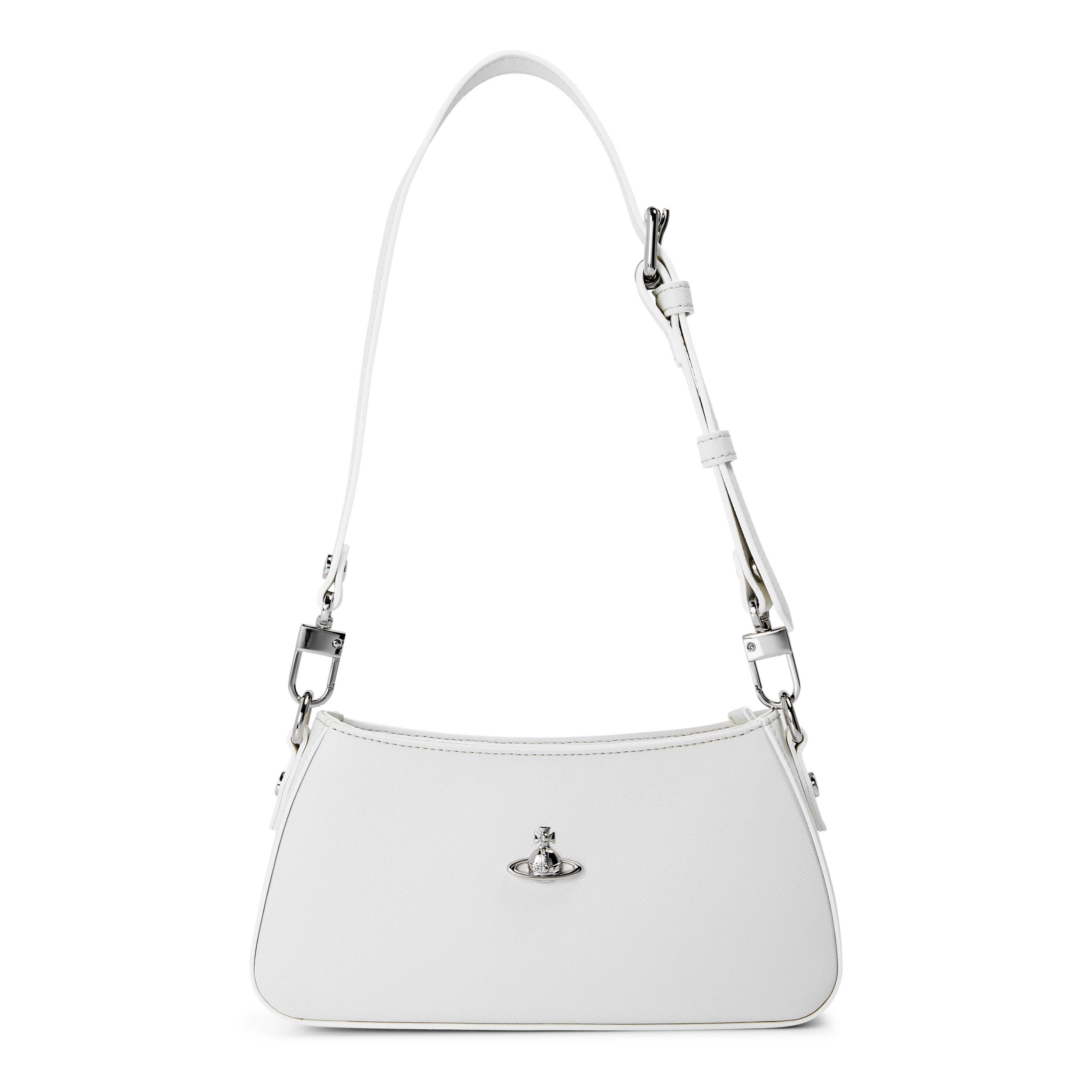 Vivienne Westwood バッグ Vivienne Westwood Saffiano leather Mini Yasmine, Black silver orb