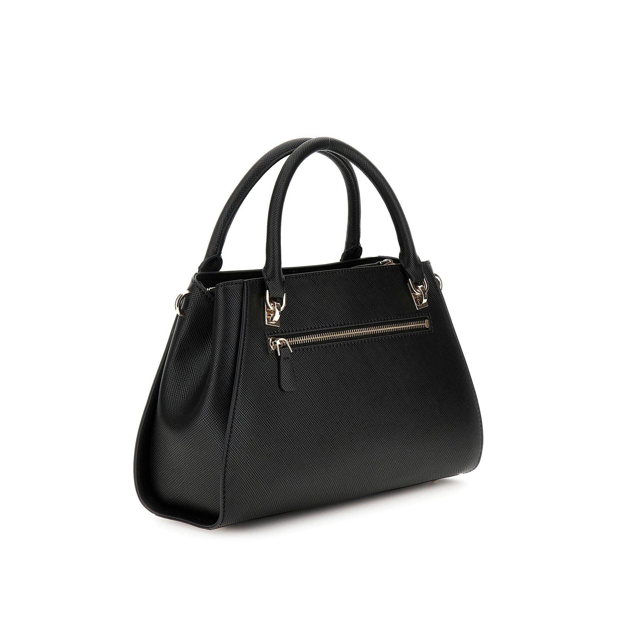 Black - Guess - Women's Noelle Satchel Bag - 2