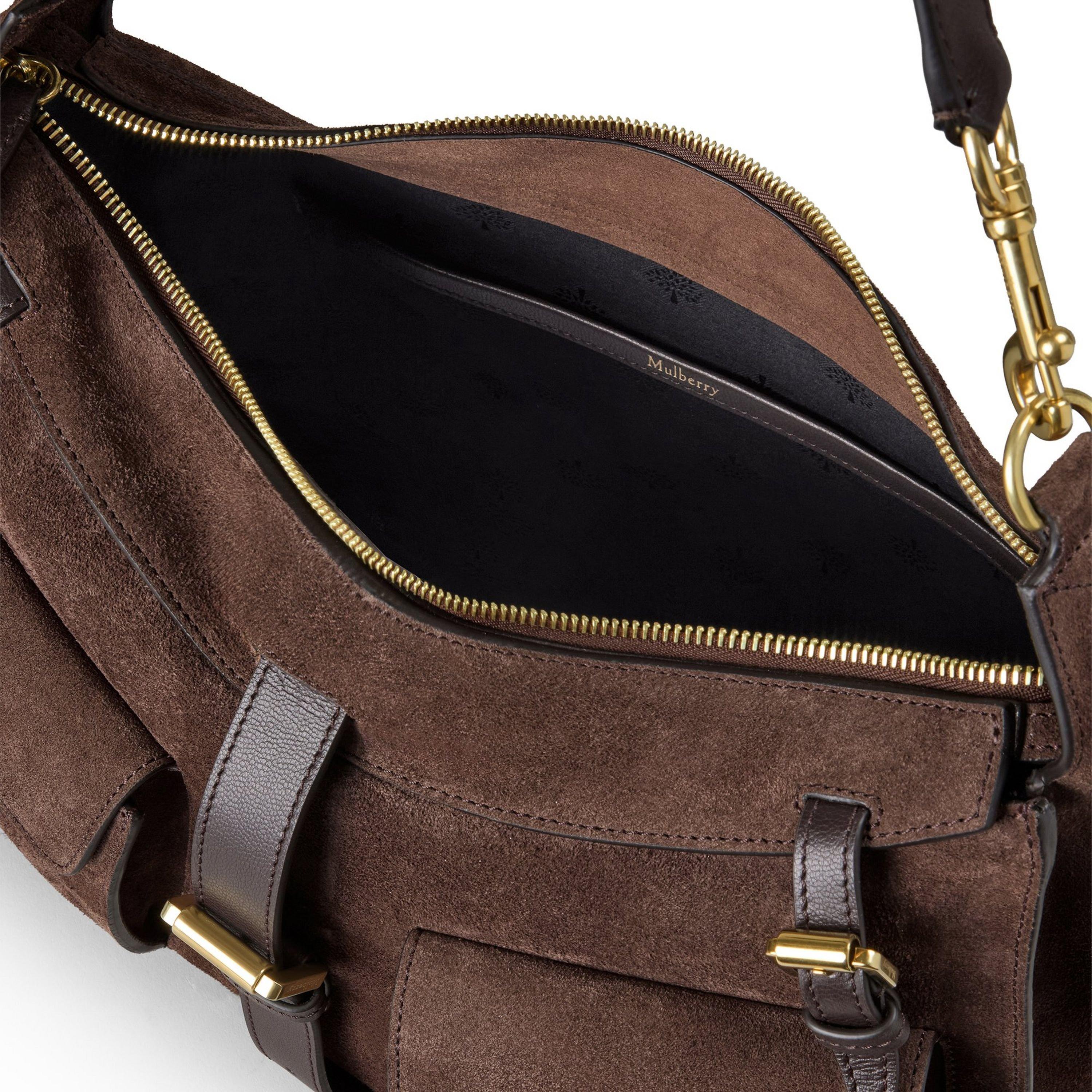 Chocolate - Mulberry - Women's Roxanne Shoulder Bags - 5