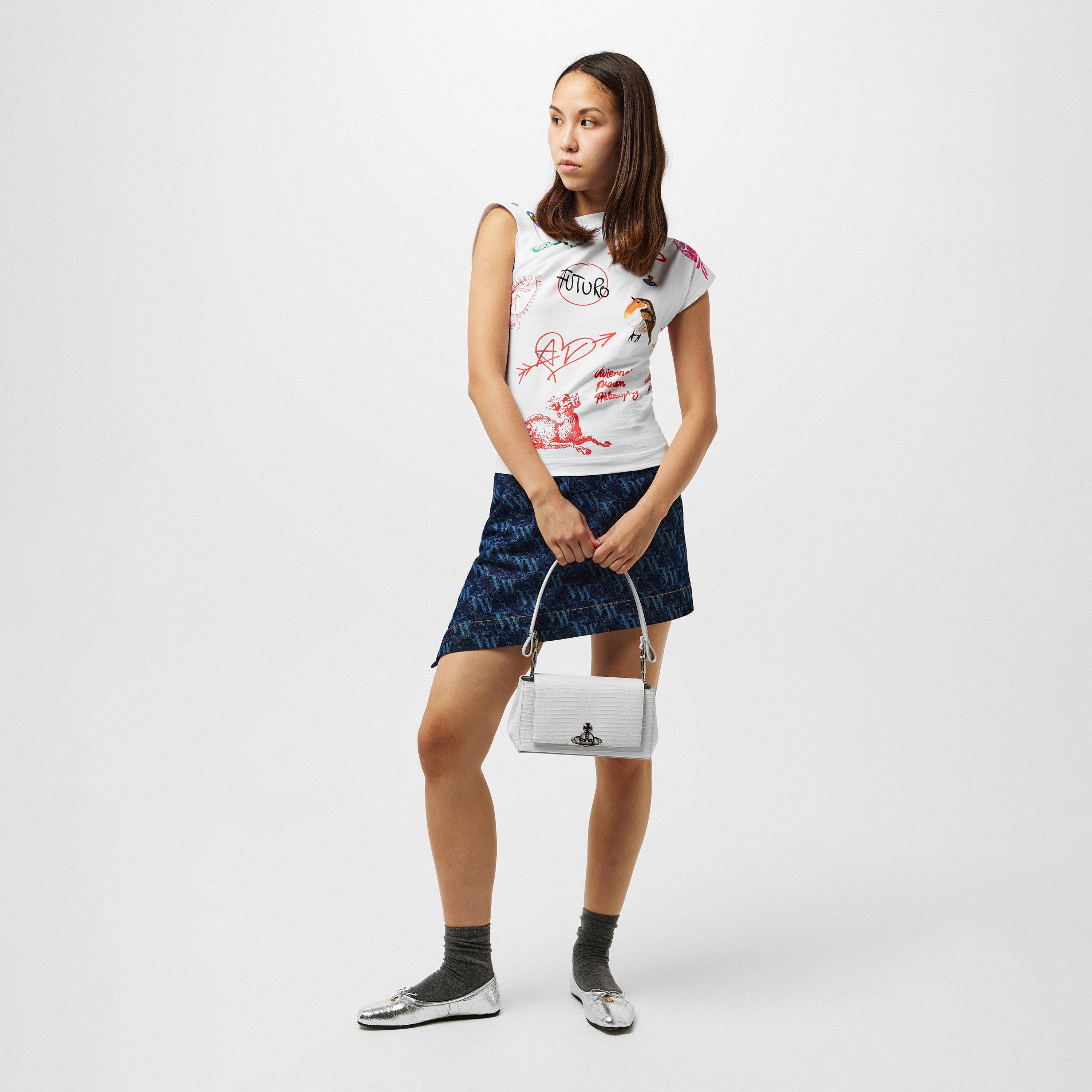 WHITE - Vivienne Westwood - Women's Viv Hazel Shoulder Bag - 6