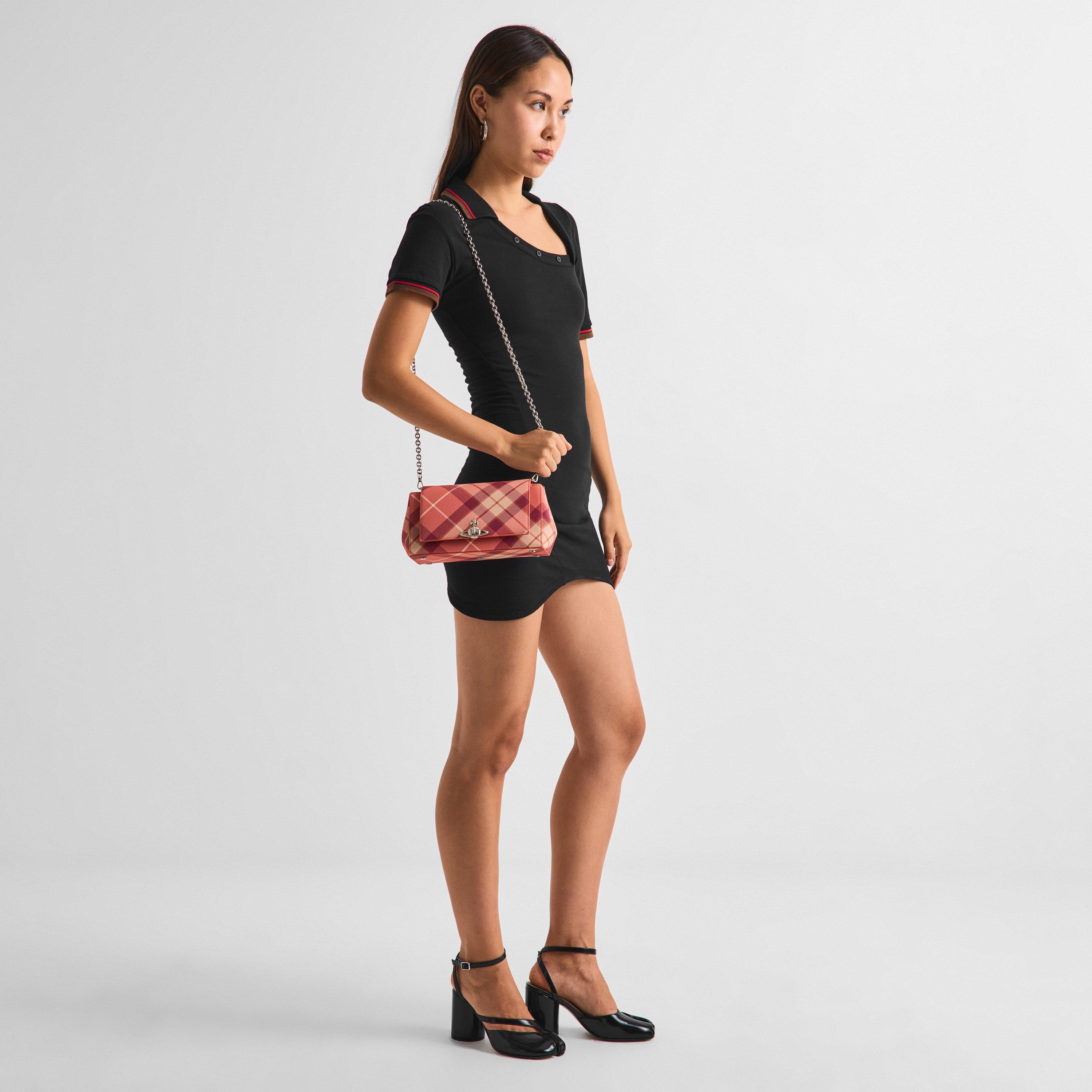 FRASER PINK - Vivienne Westwood - Women's Viv Hazel Shoulder Bag - 6