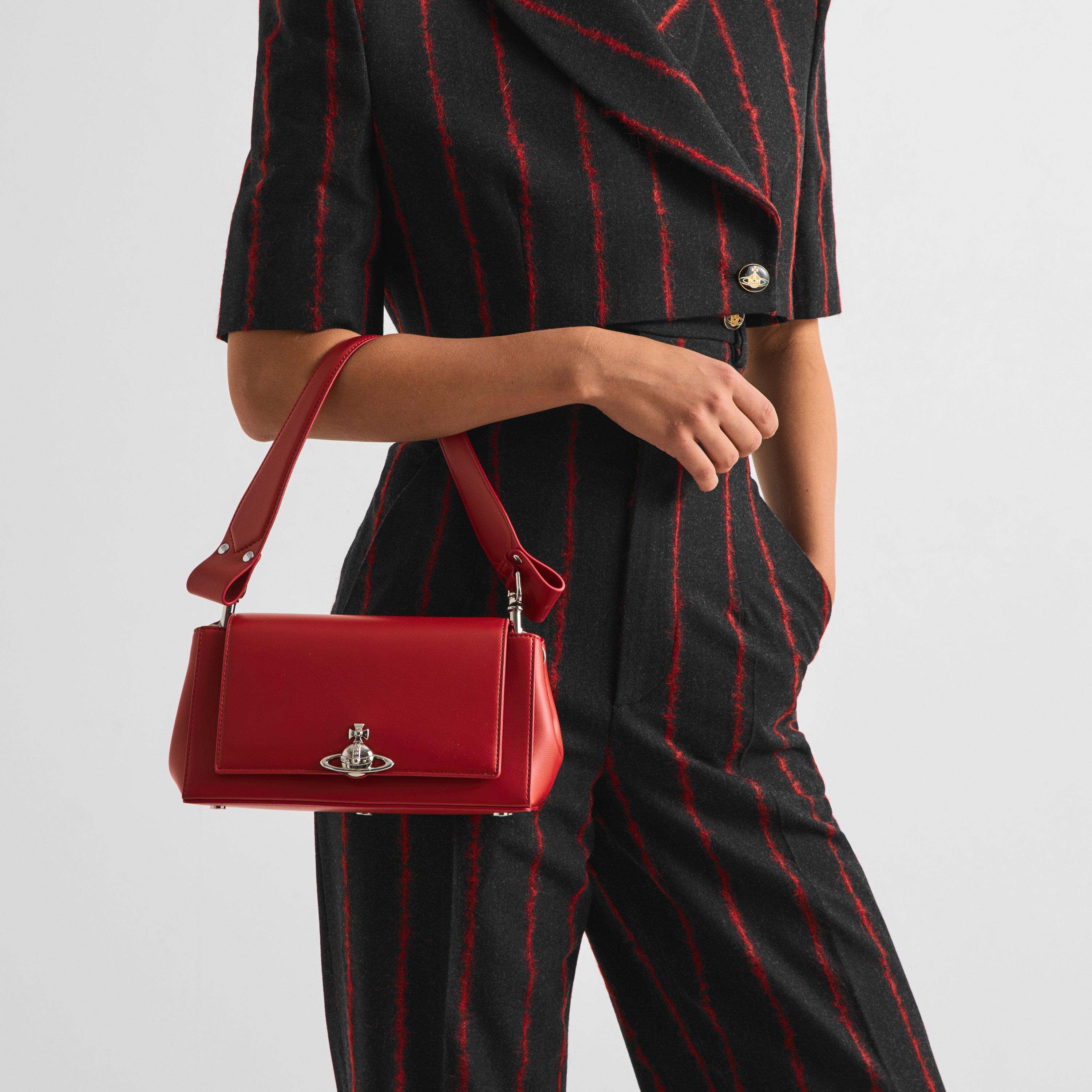 RED - Vivienne Westwood - Women's Viv Hazel Shoulder Bag - 3