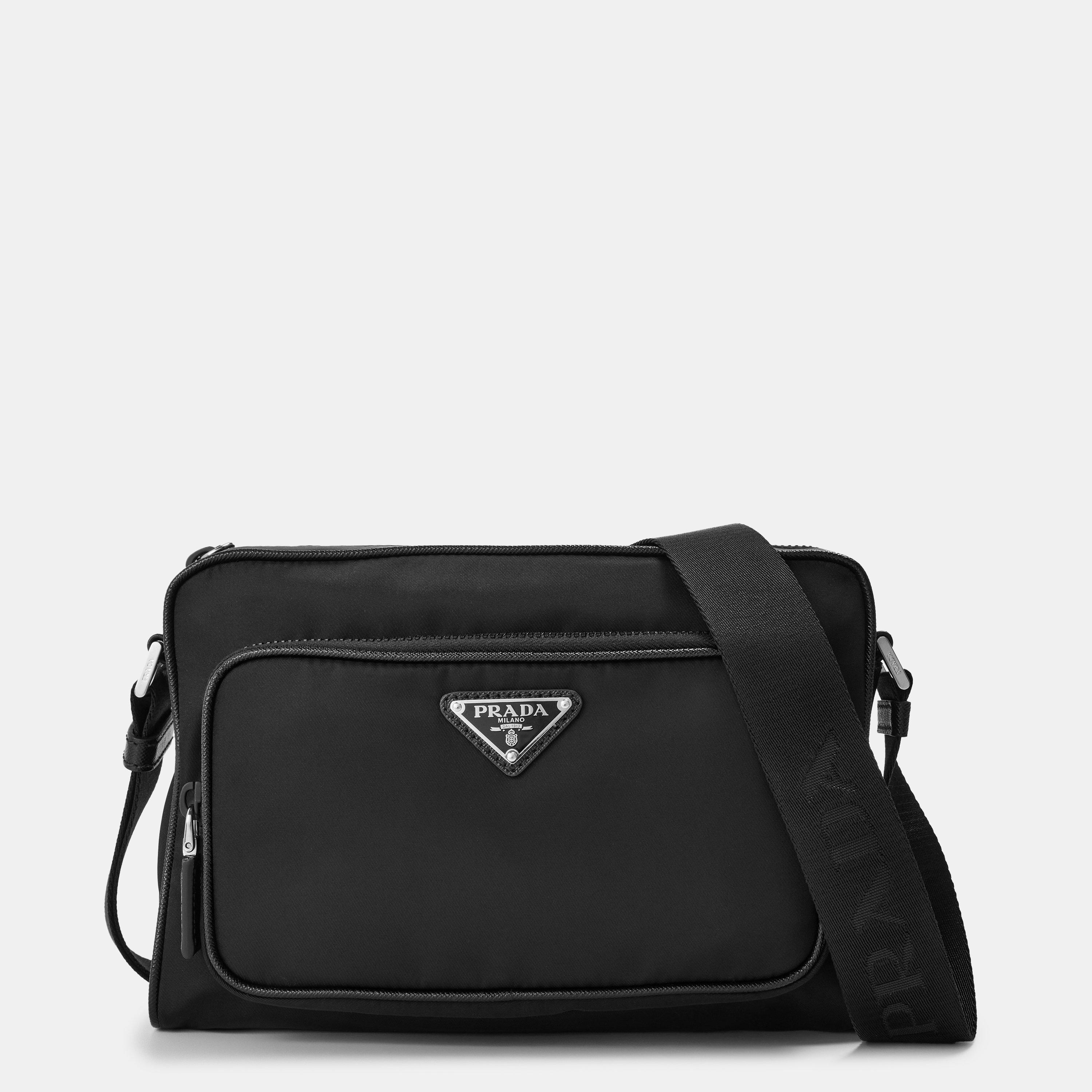 Black - Prada - Men's Cross Body Bag - 1