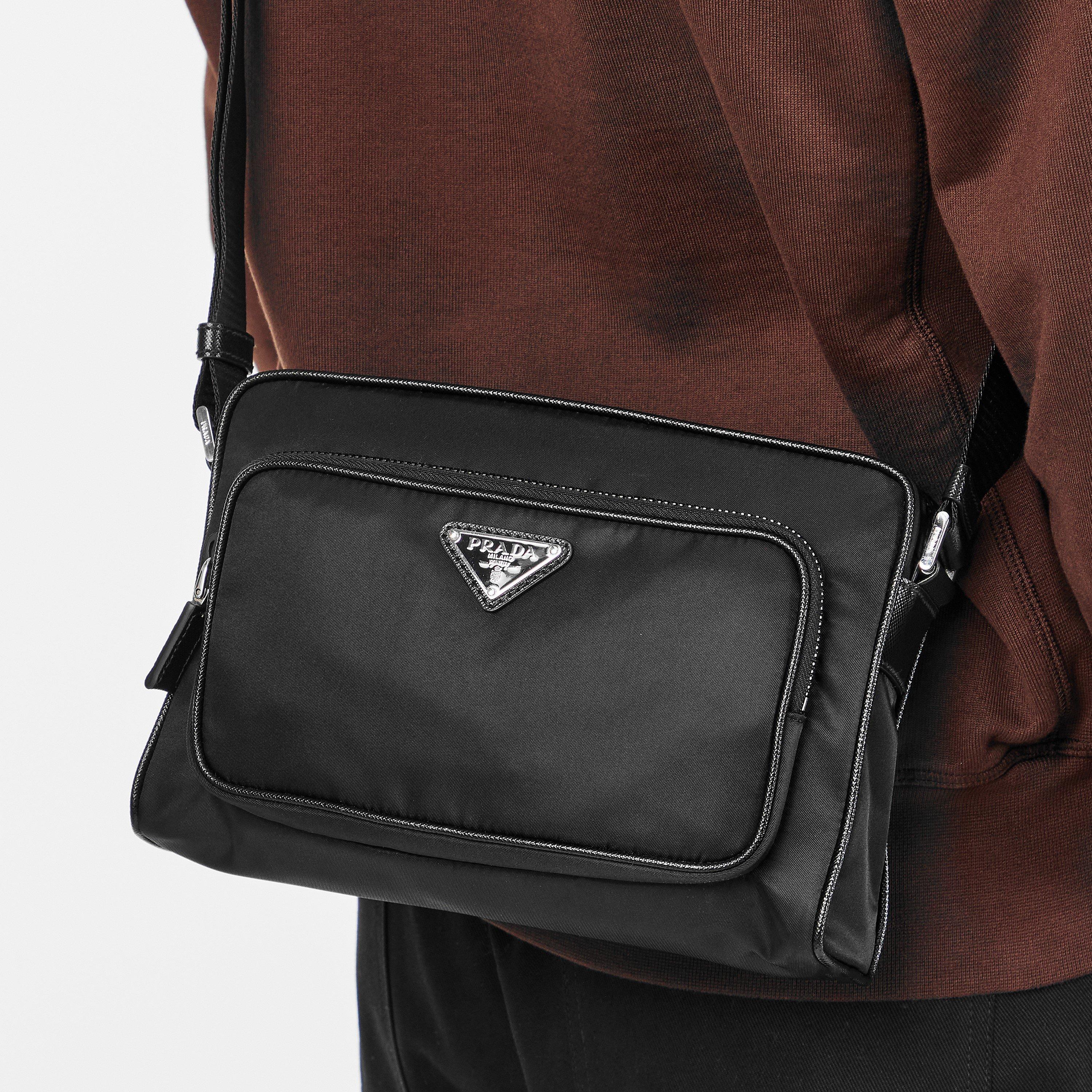 Black - Prada - Men's Cross Body Bag - 3