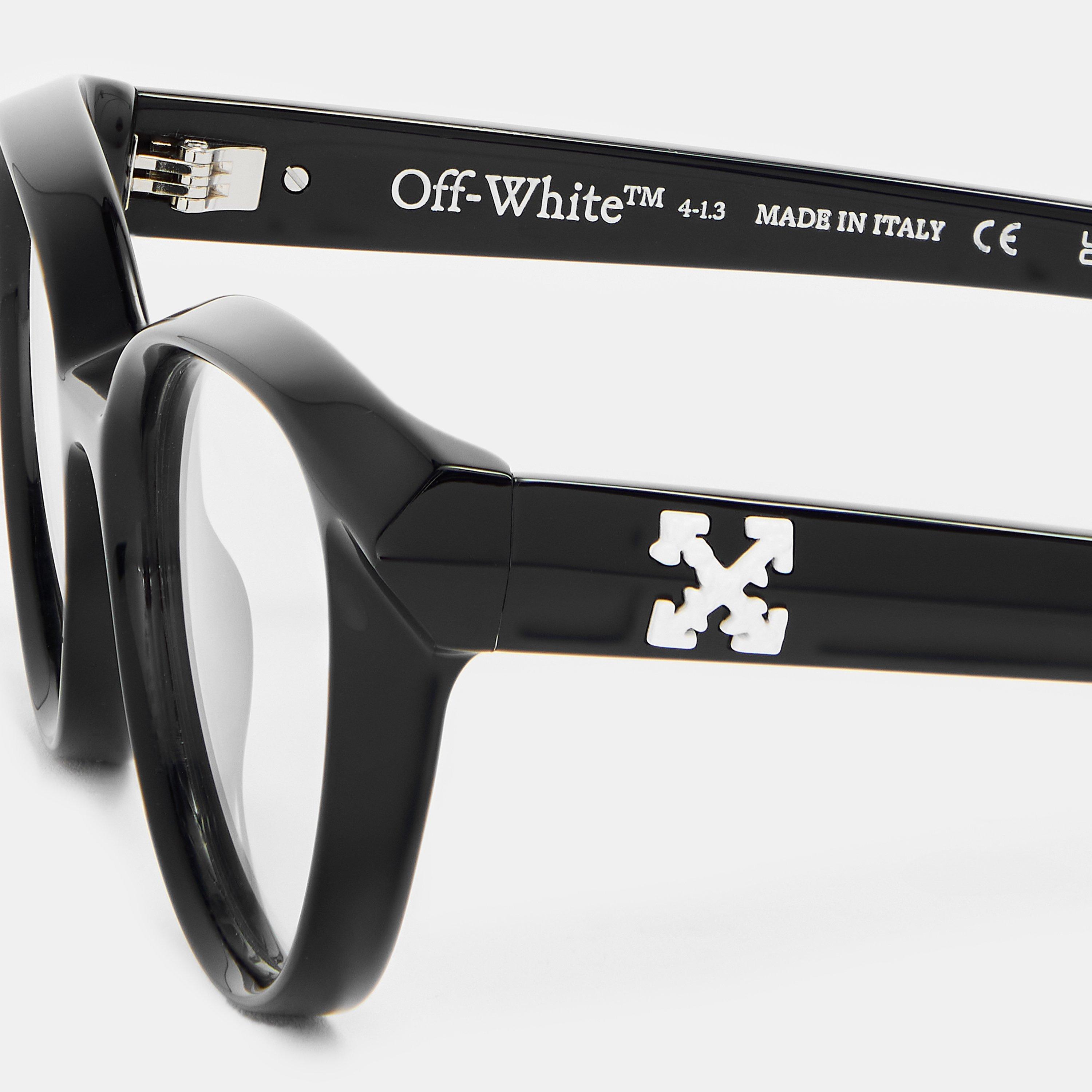 Black - Off White - Unisex Reading Glasses - 3