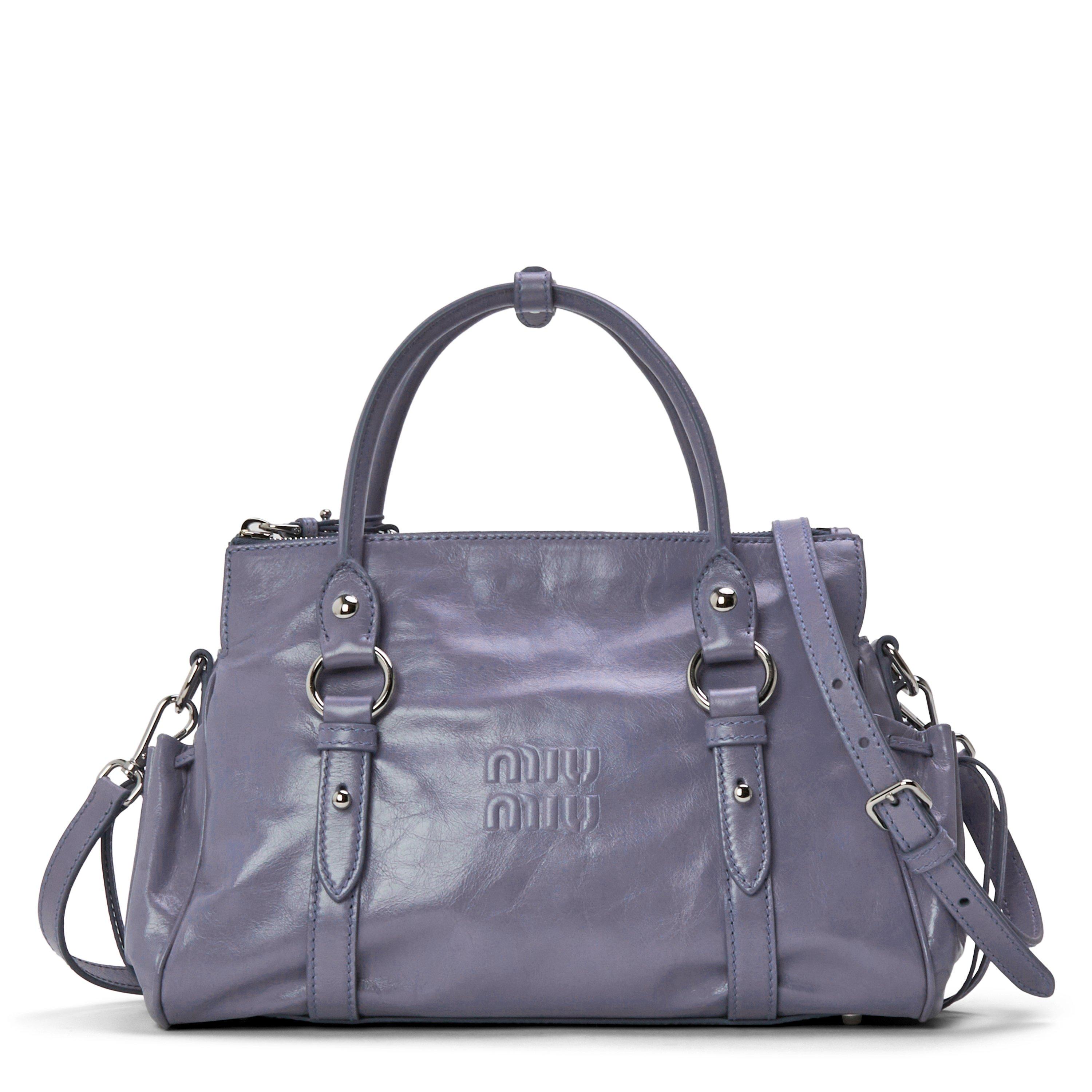 Miu Miu Women's Glossy Leather Shoulder Bag