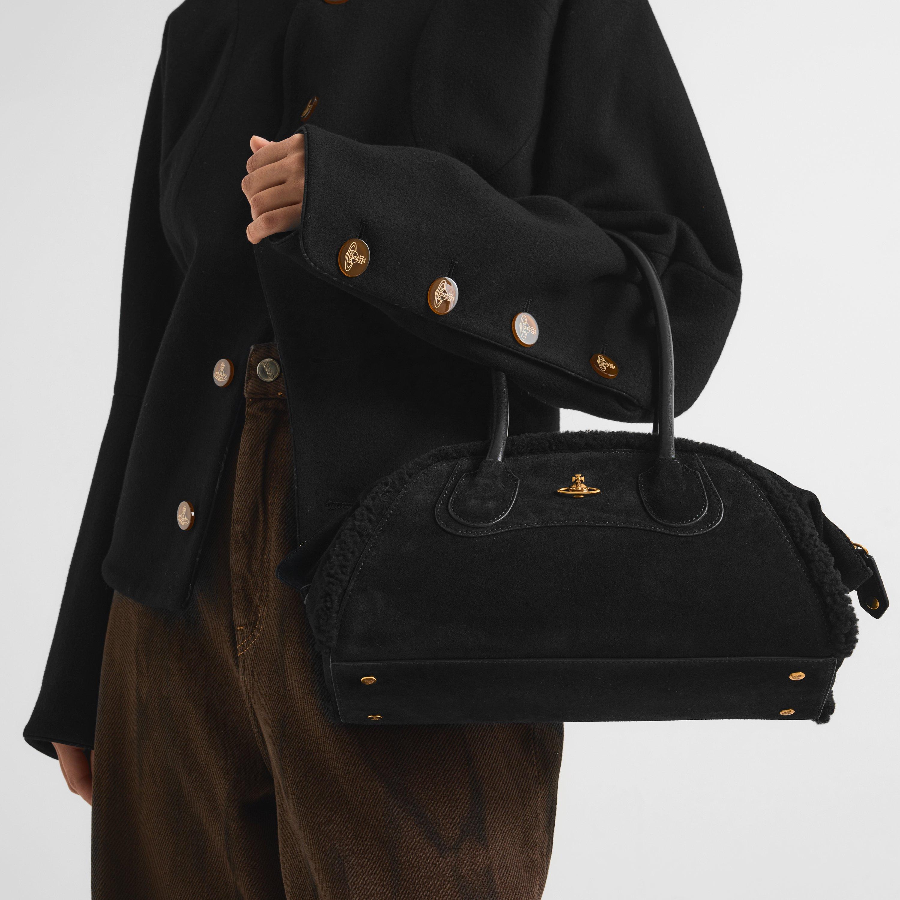 BLACK - Vivienne Westwood - Women's Viv Shirley Shoulder Bag - 3