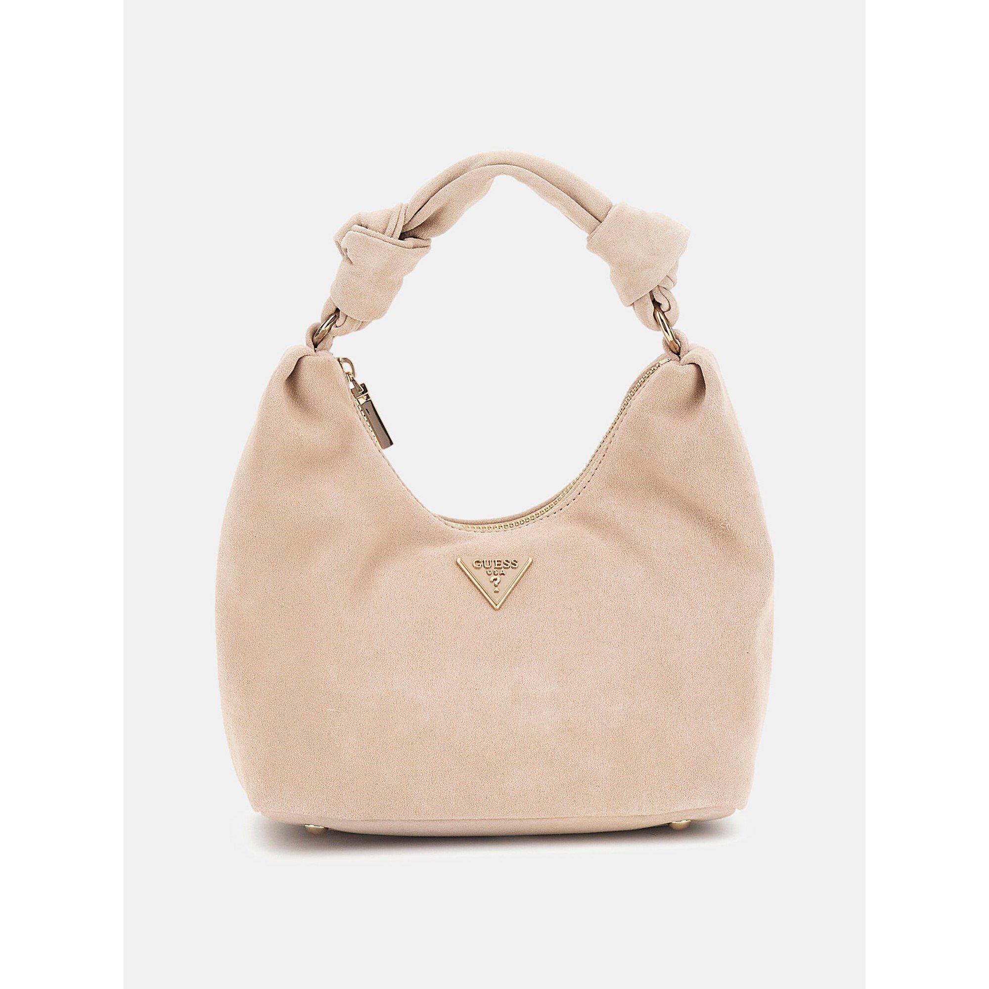 Guess Women's Zamira Shoulder Hobo Bag - Taupe