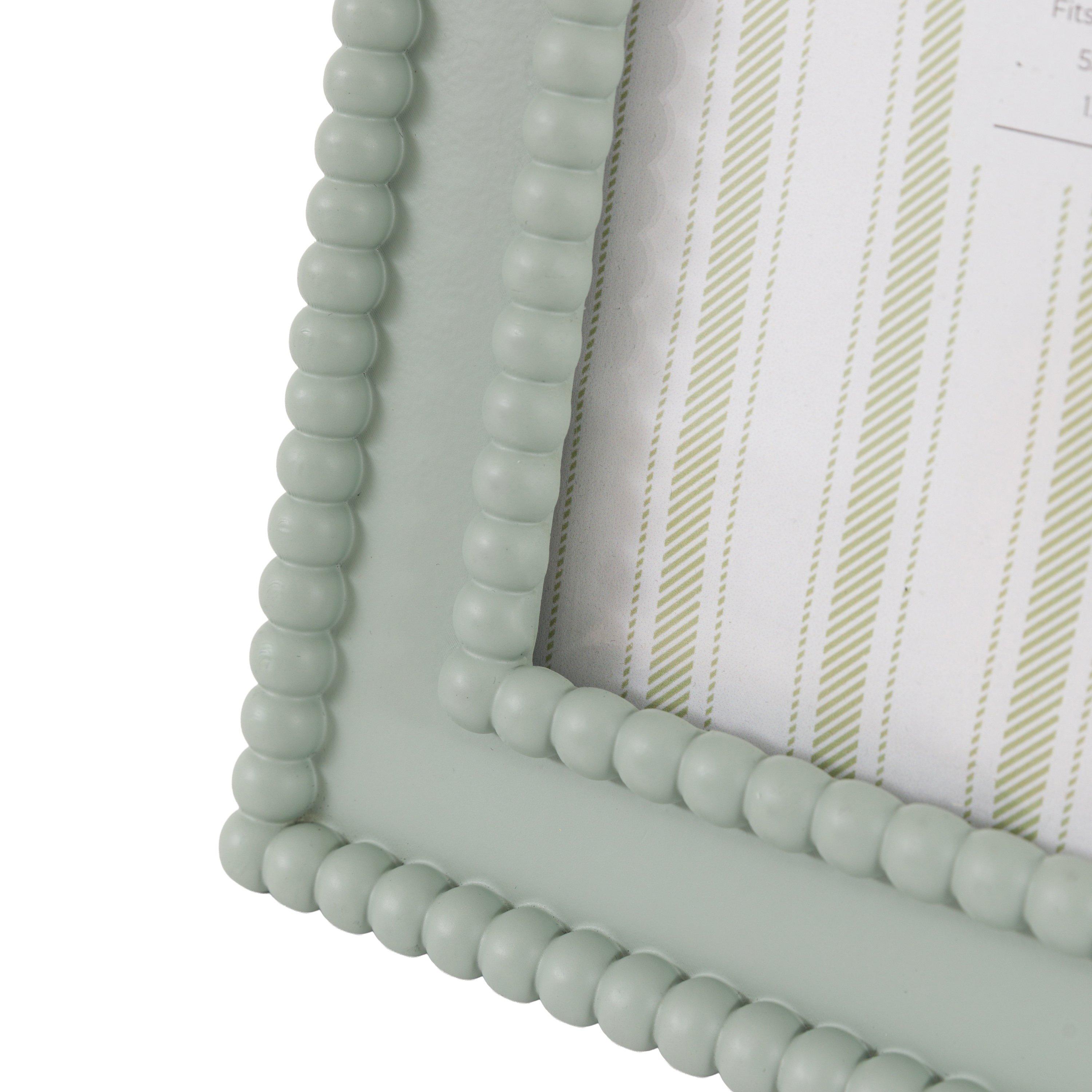 Sage - Gallery - Cove Beaded Photo Frame 7x5in Sage - 4