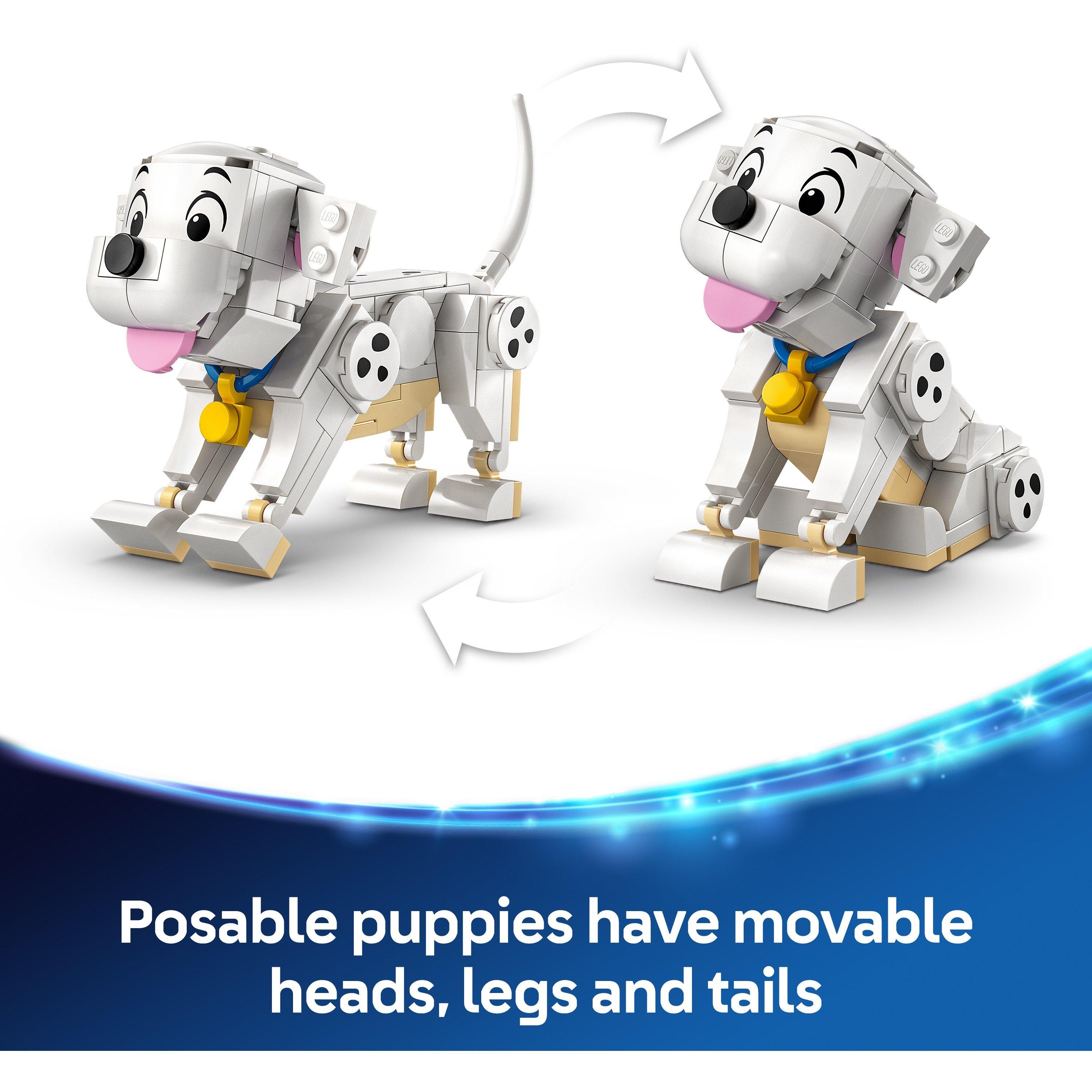 Lucky and Penny - LEGO - LEGO® Disney Lucky & Penny 101 Dalmatians Puppies Building Toy 43271 - 5