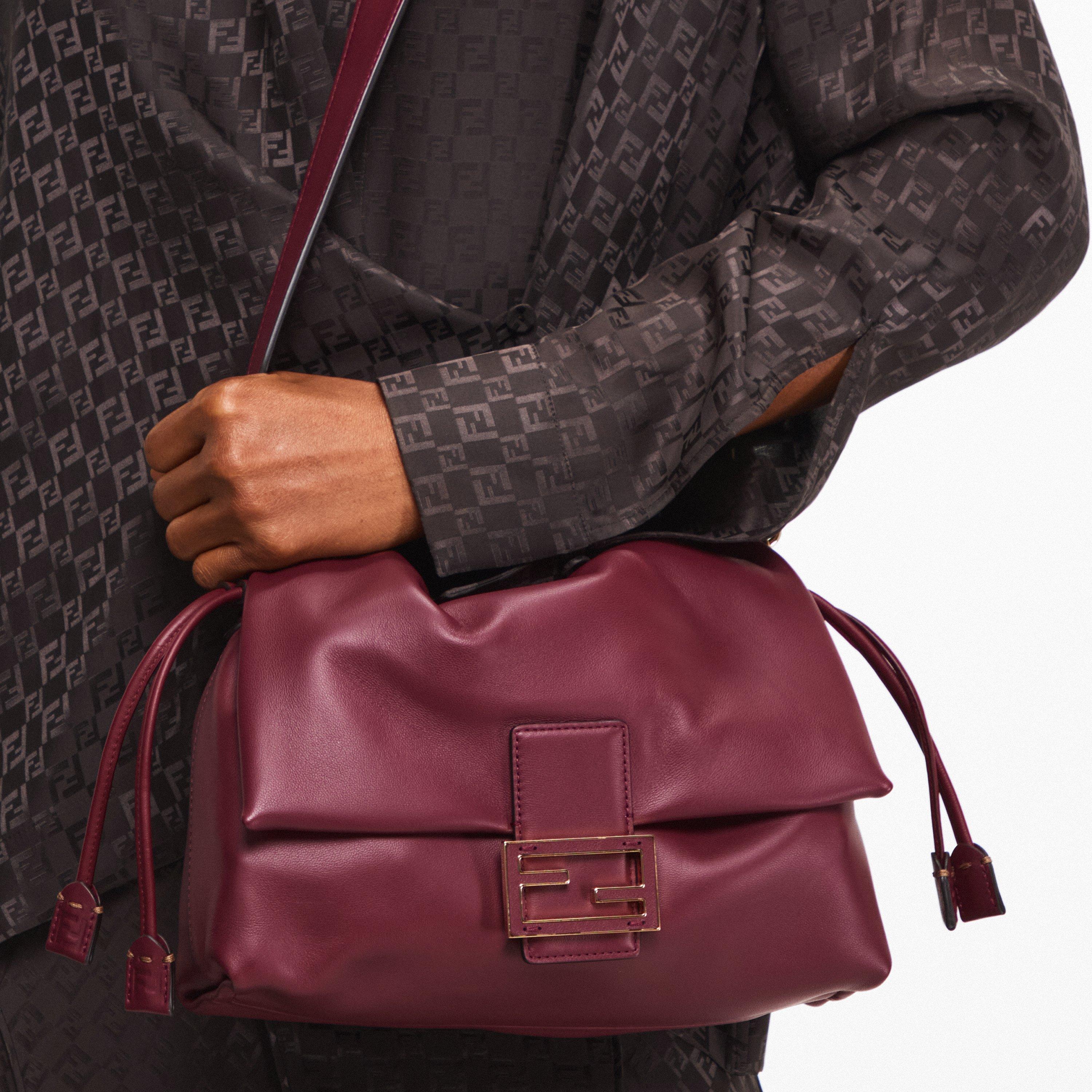 Rosso - Fendi - Womens Medium Mamma Baguette - 3