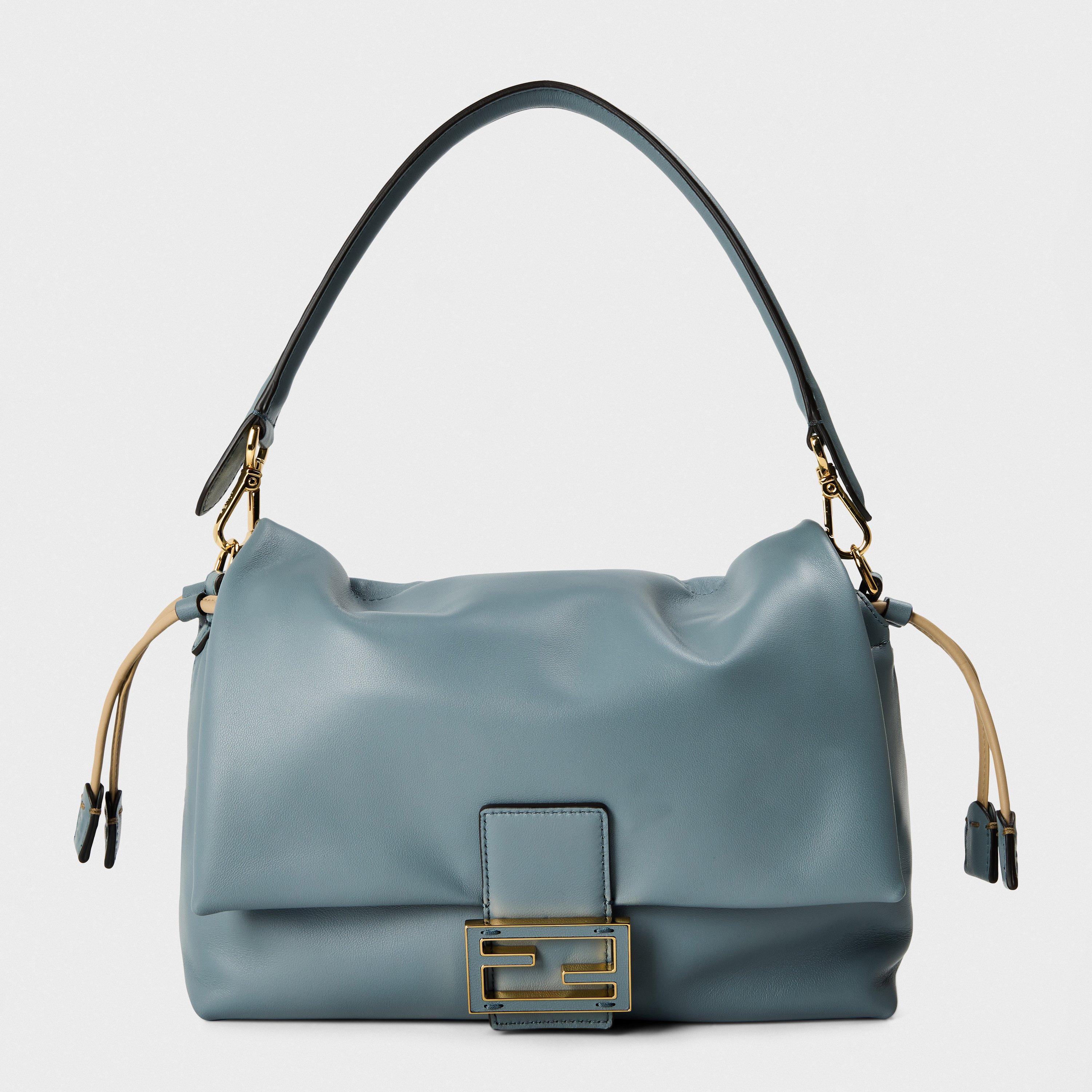 Fendi Womens Medium Mamma Baguette - Mercurio