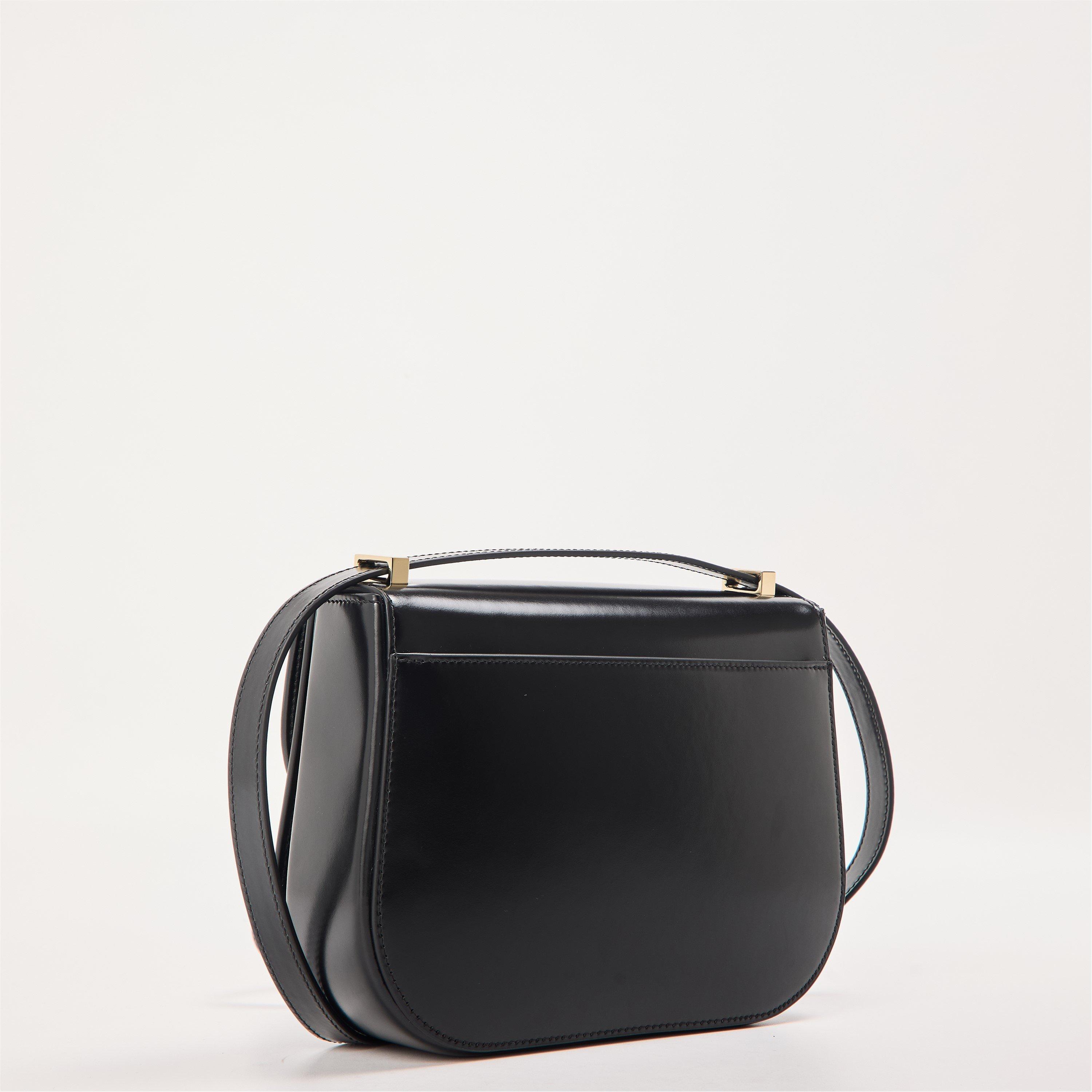 Nero - Ferragamo - Women's Double G Shoulder Bag - 2