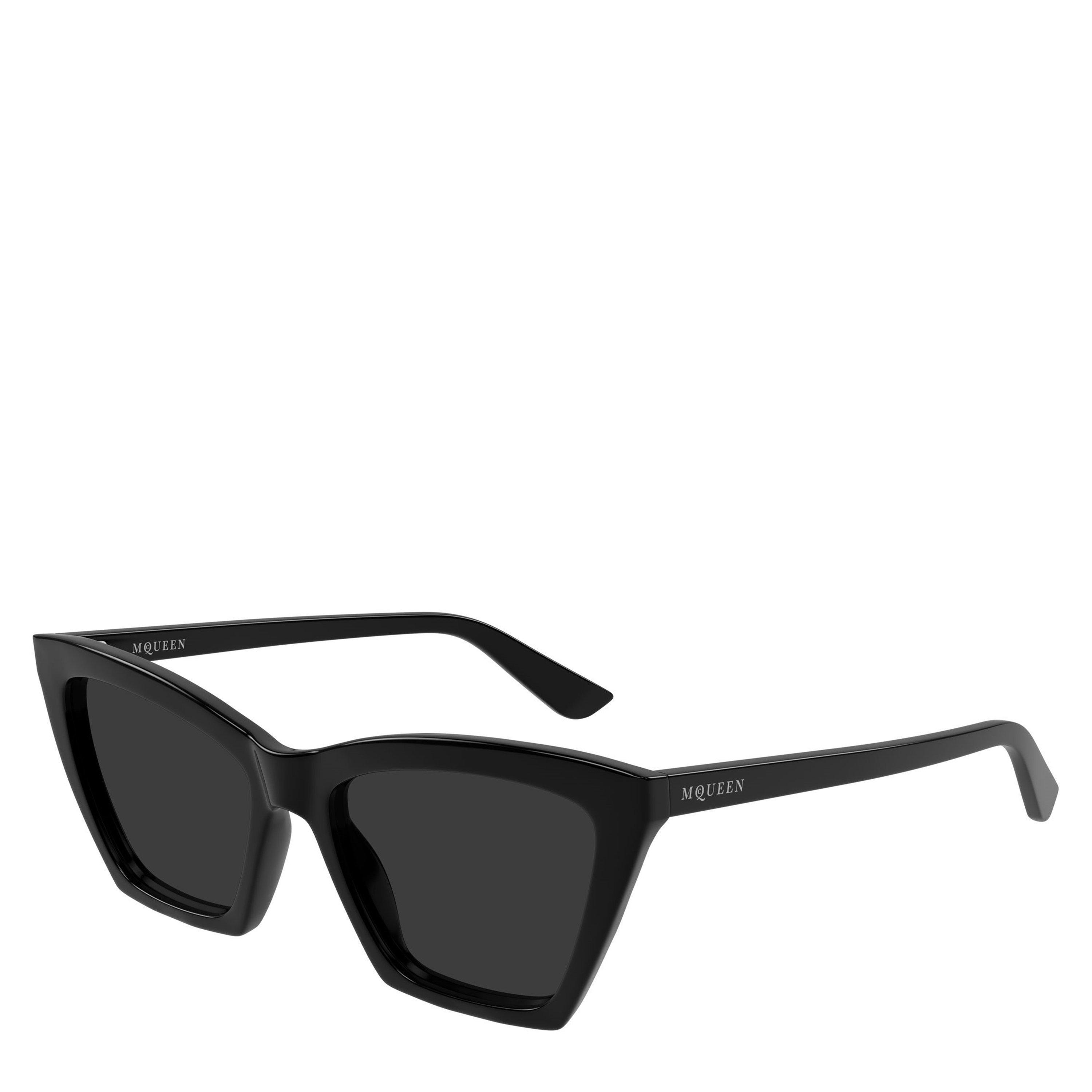 Alexander Mcqueen Women's Cat Eye Sunglasses - Black/Grey