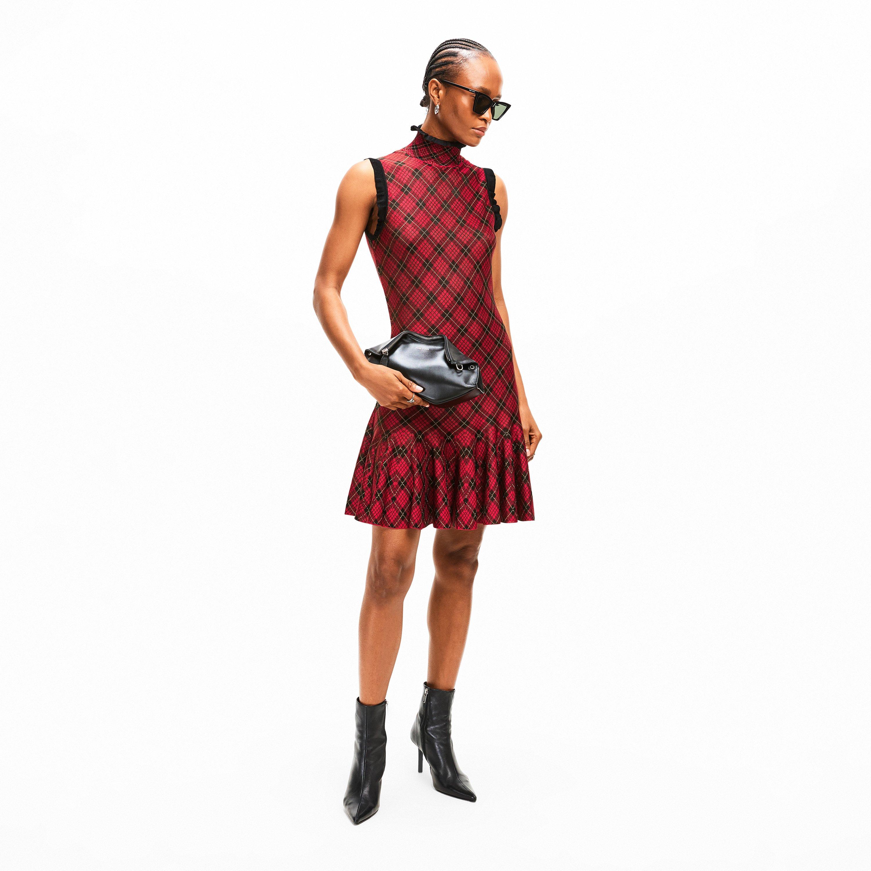 Black/Grey - Alexander McQueen - Women's Cat Eye Sunglasses - 5