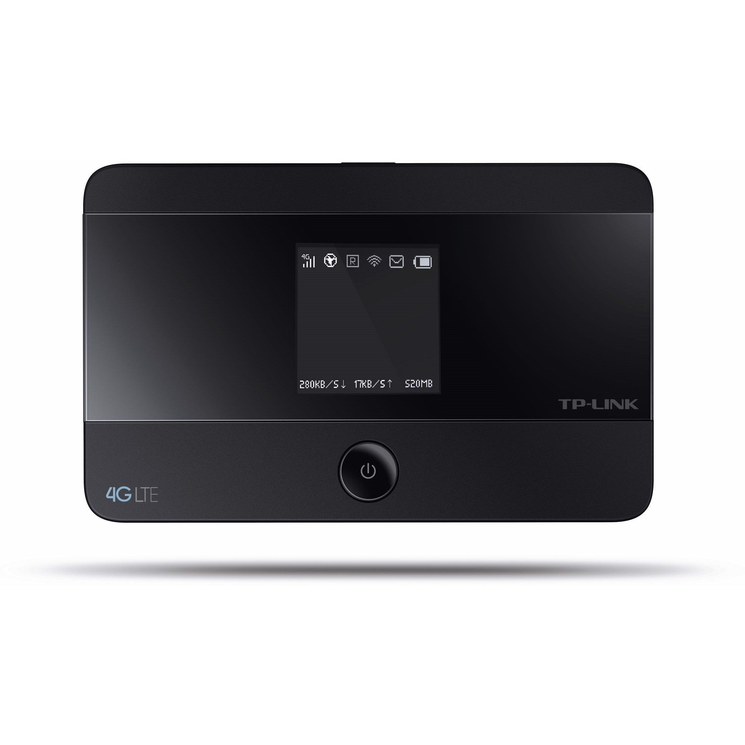 Crna - TP-Link - TP-Link 4G LTE Mobile Wi-Fi - M7350 - 4