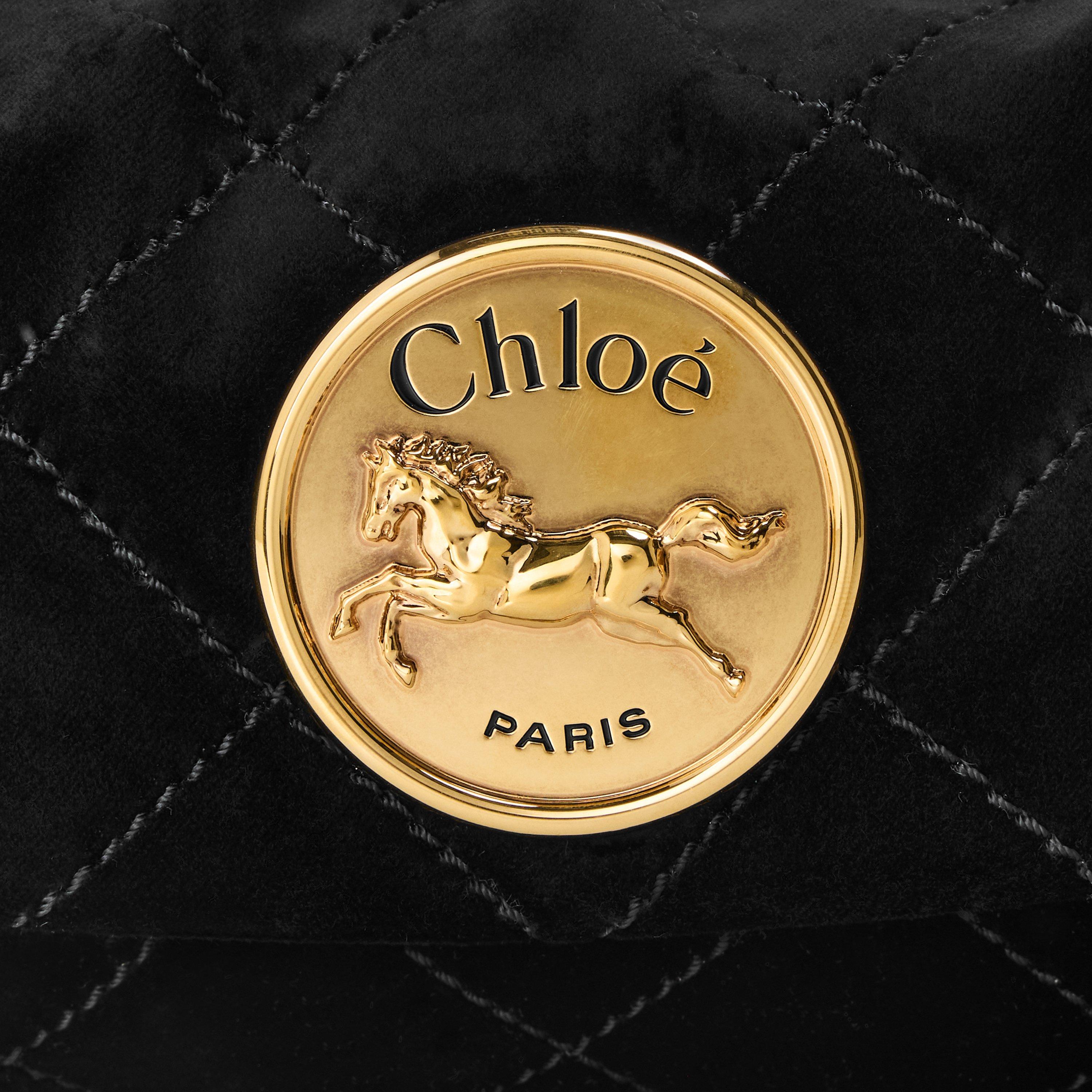 Black - Chloe - Women's Heritage Shoulder Bag - 4