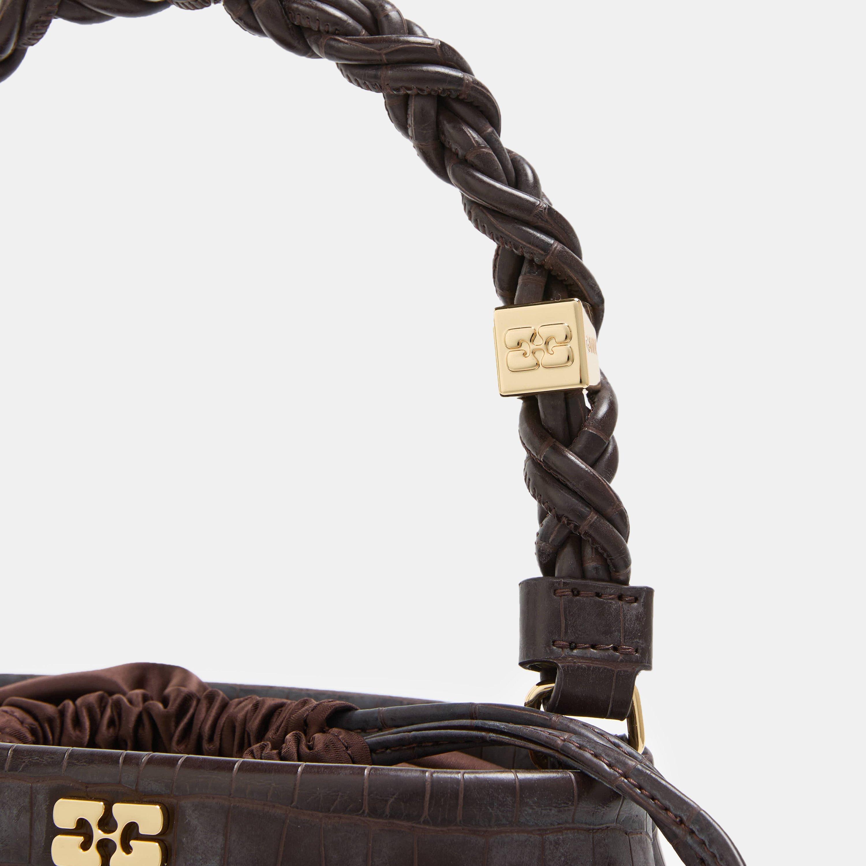 Chocolt Fondant - Ganni - Women's Bou Bucket Shoulder Bag - 4