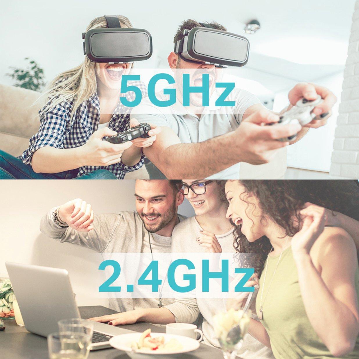 Crna - TP-Link - TP-Link AC750 Wi-Fi Range Extender RE200 - 4