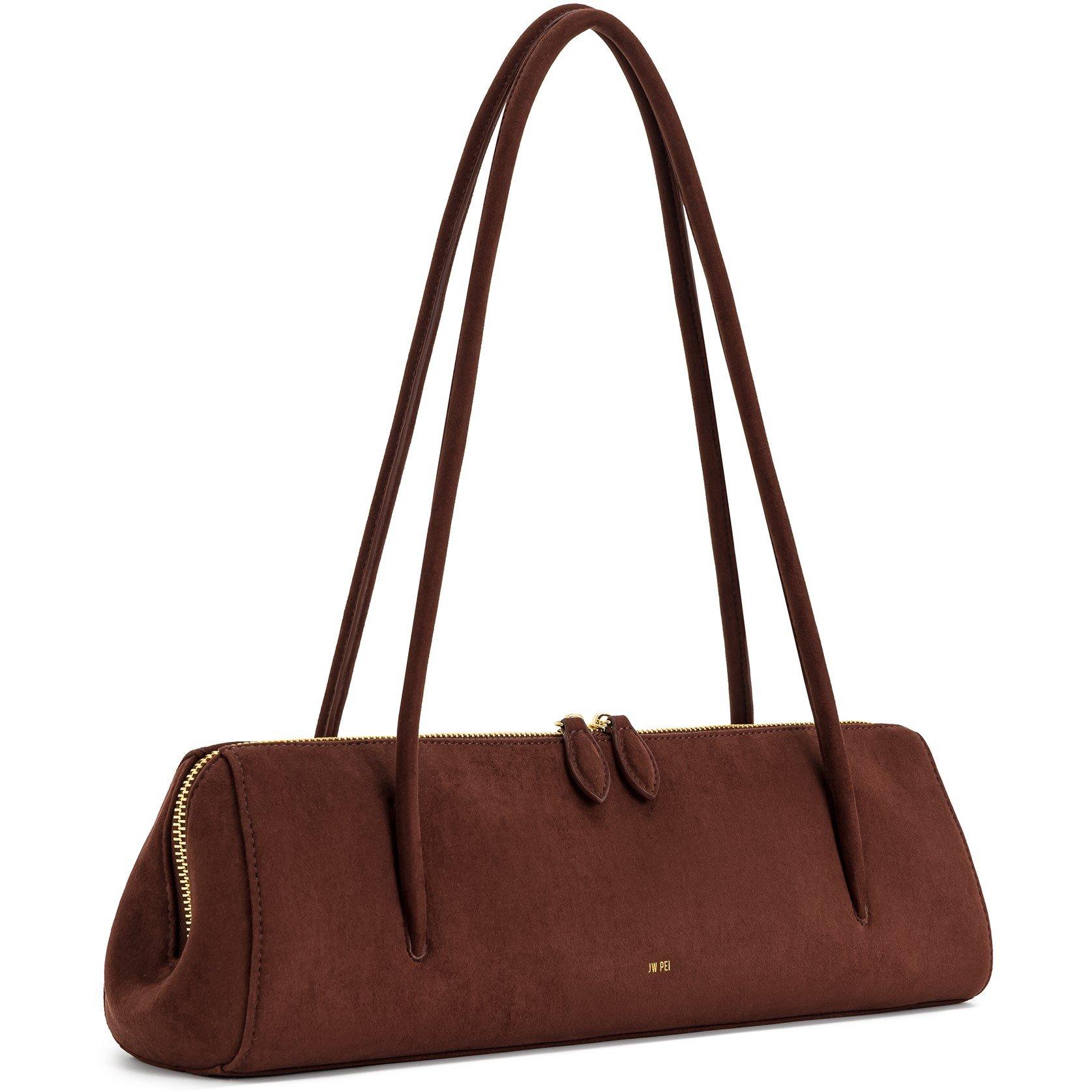 Brown - JW Pei - Women's Nova Baguette Shoulder Bag - 2