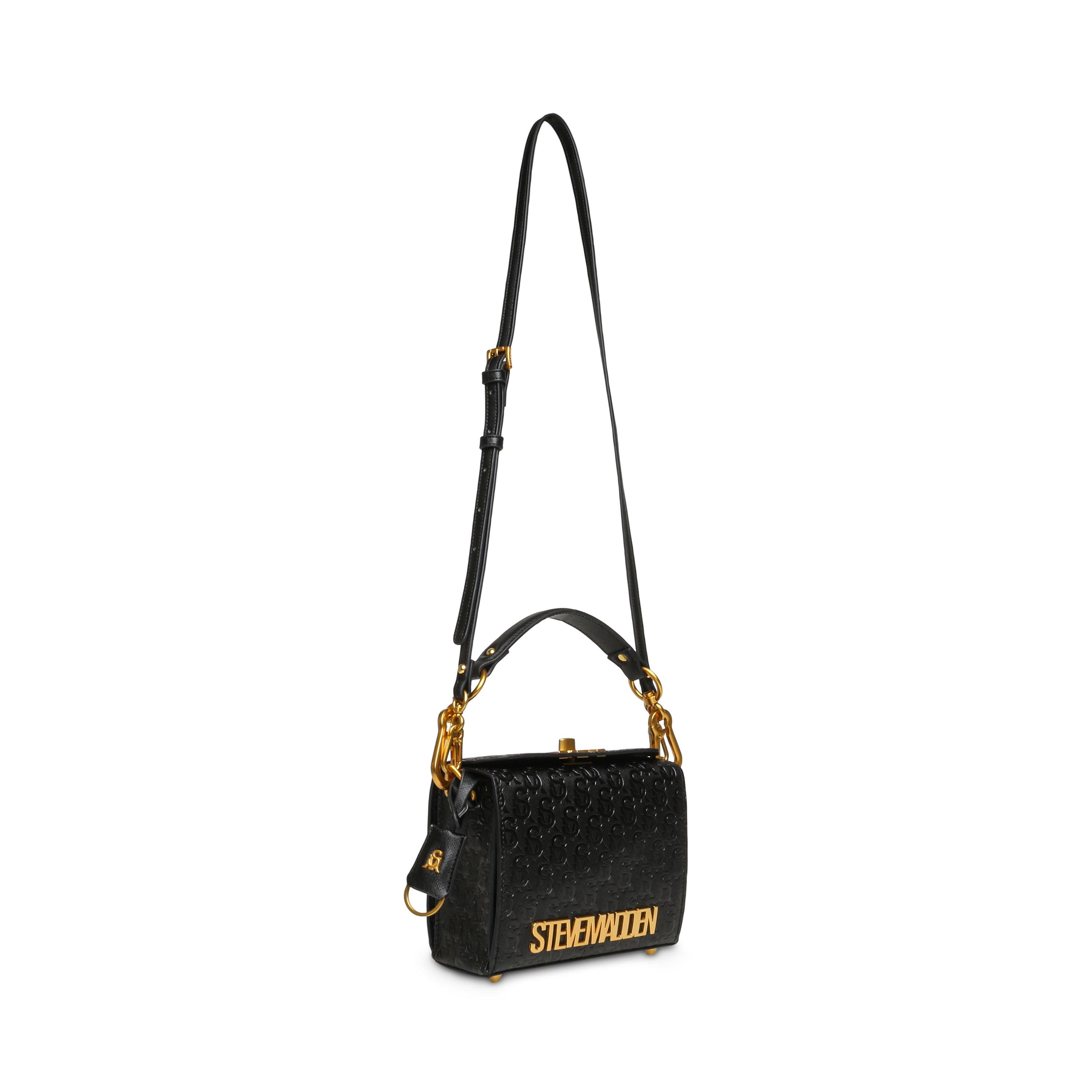 PRETO/ DOURADO - Steve Madden - Women's Bnoya Cross Body Bags - 4