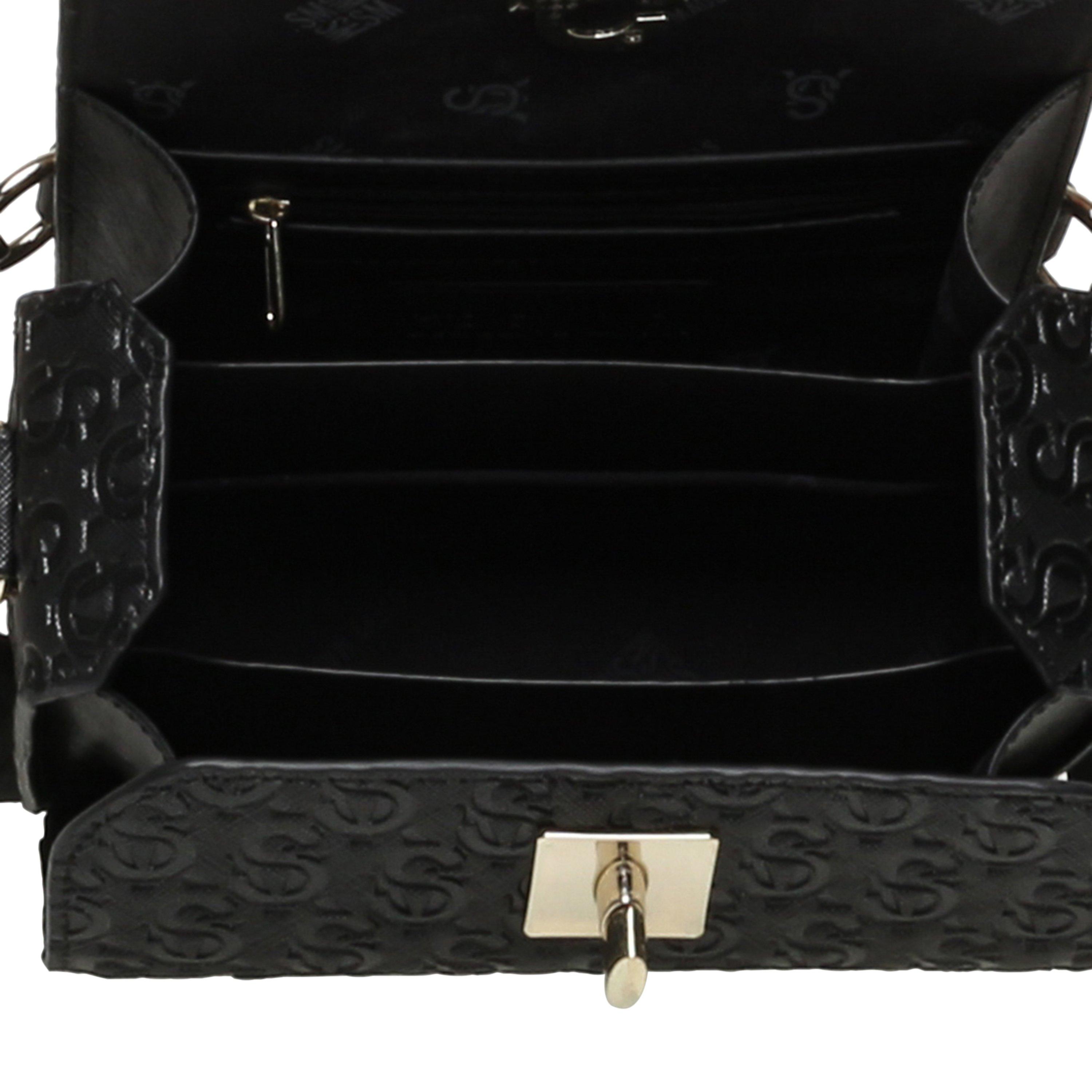 BLACK/GOLD - Steve Madden - Women's Bnoya Cross Body Bags - 5