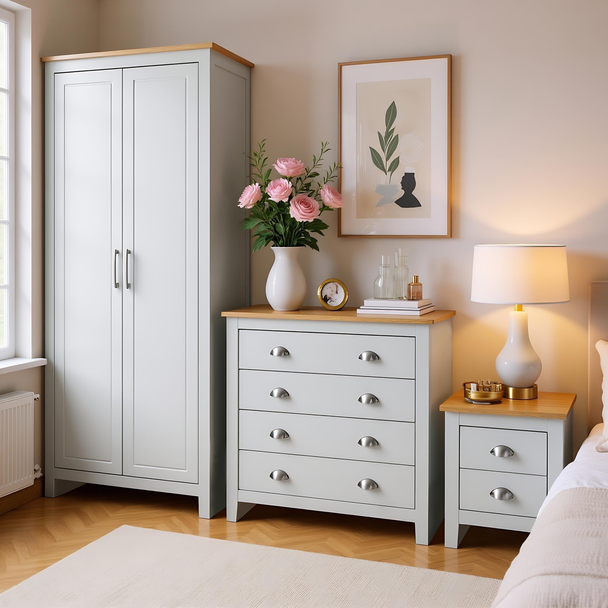 Grey - Jack Wills - Lancaster 3-Piece Bedroom Set - 1