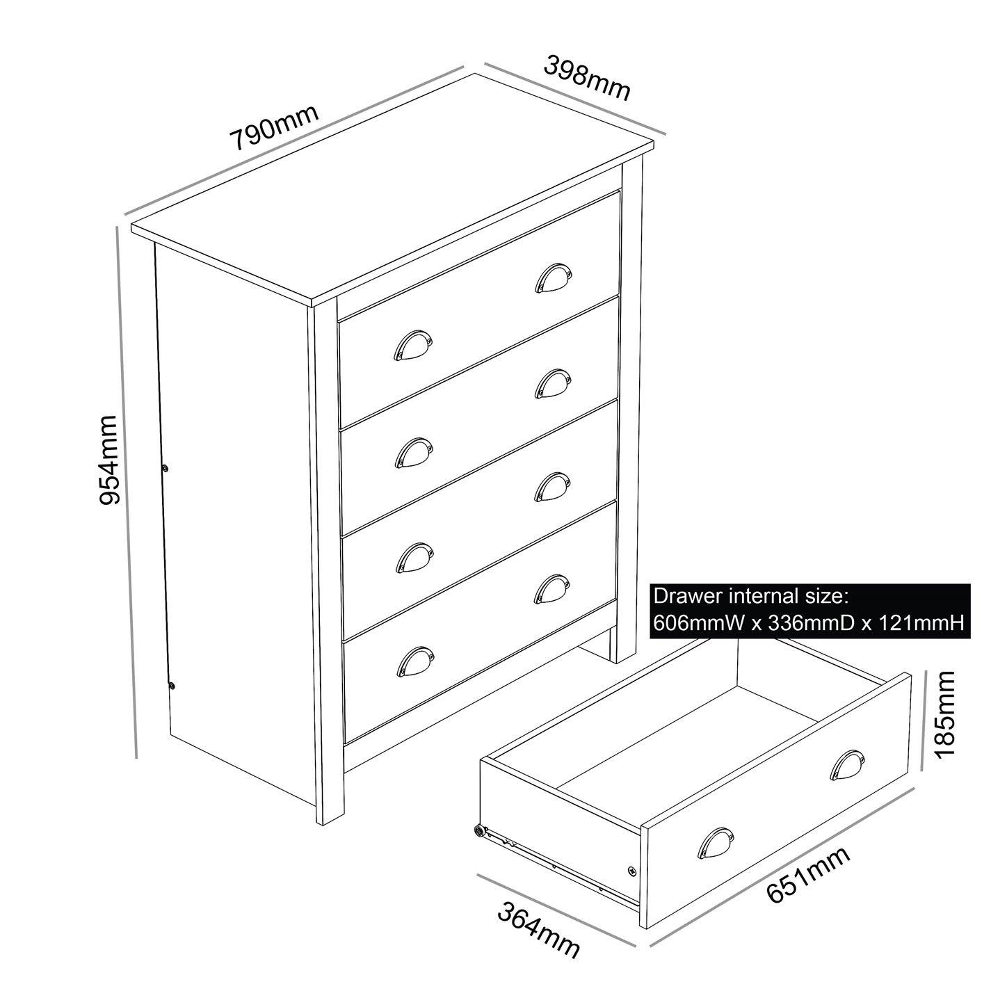 Grey - Jack Wills - Lancaster 3-Piece Bedroom Set - 11