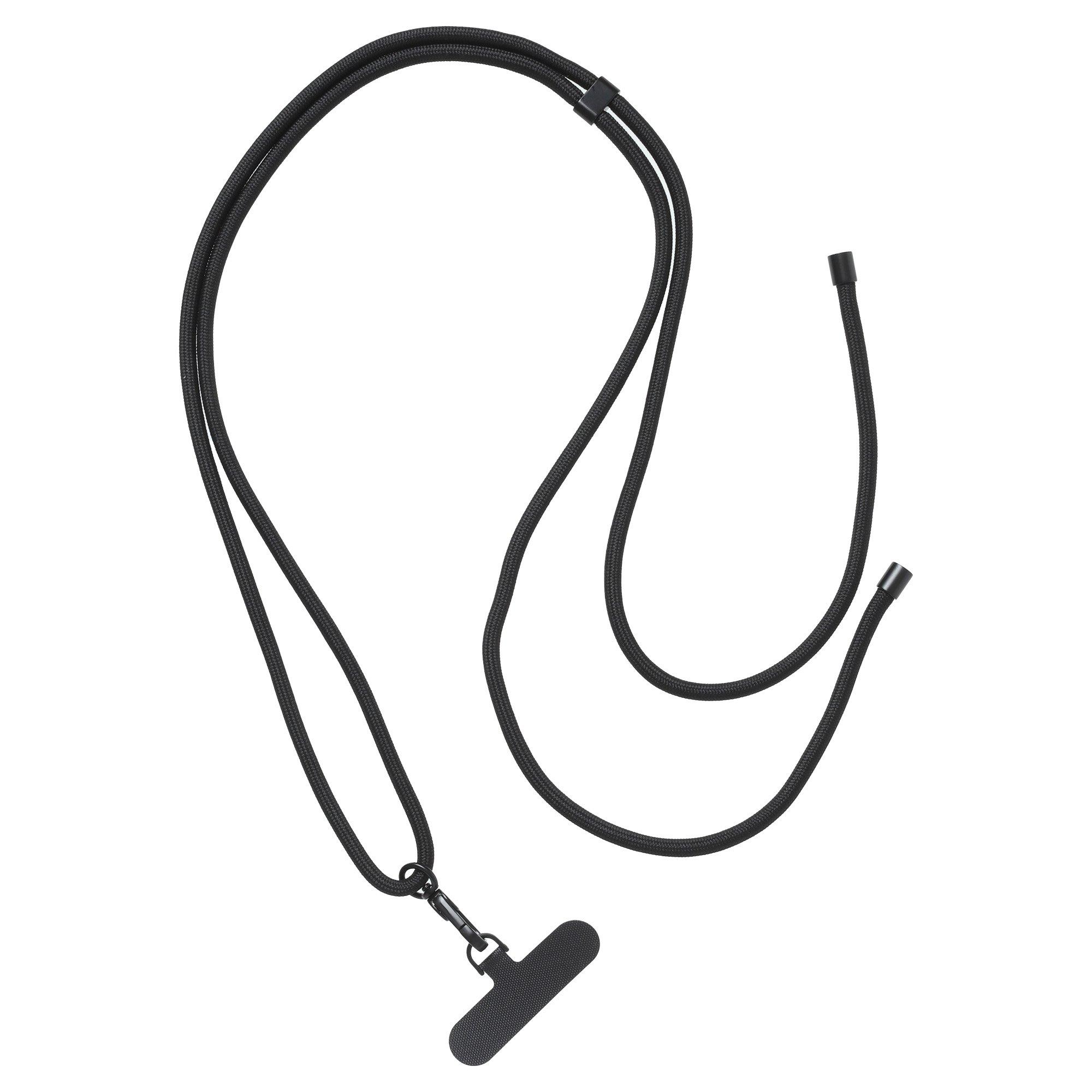 Black - Linea - Fabric Phone Strap - 1