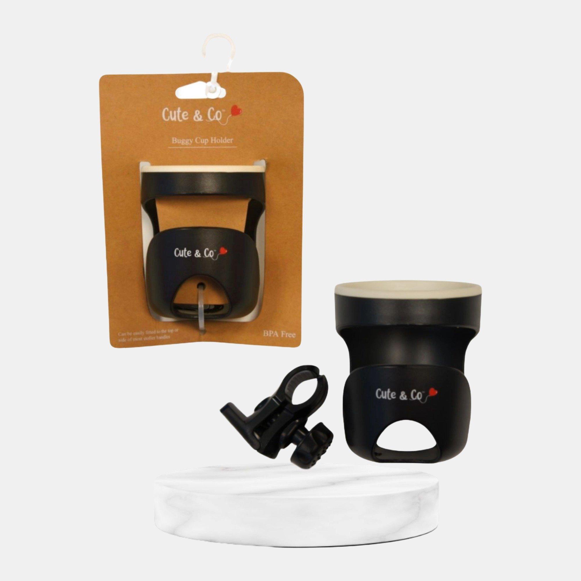 Black - Cute and Co - & Co Buggy Cup/Bottle Holder - 4