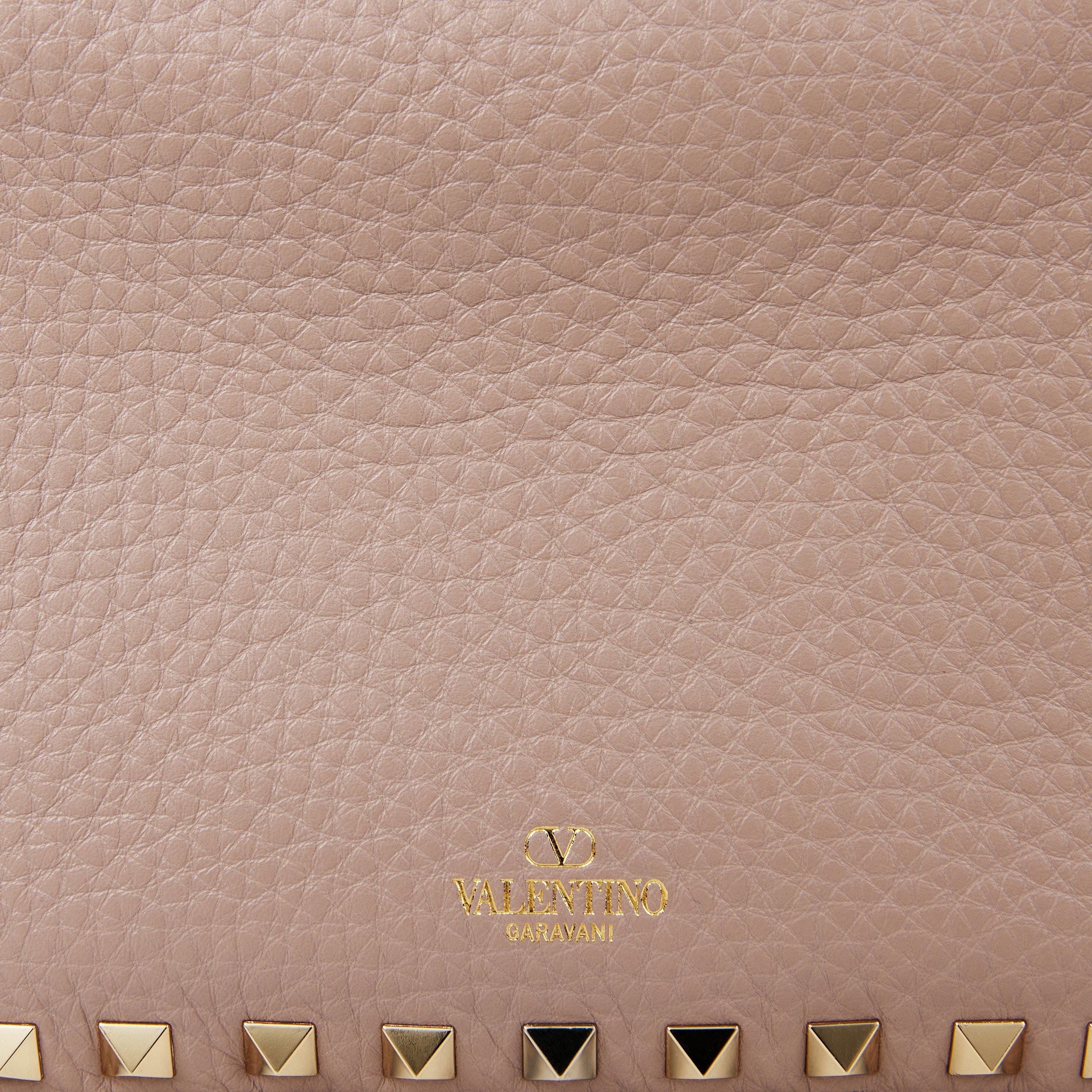 Poudre P45 - Valentino Garavani - Rockstud Grained Leather Crossbody Bag - 4