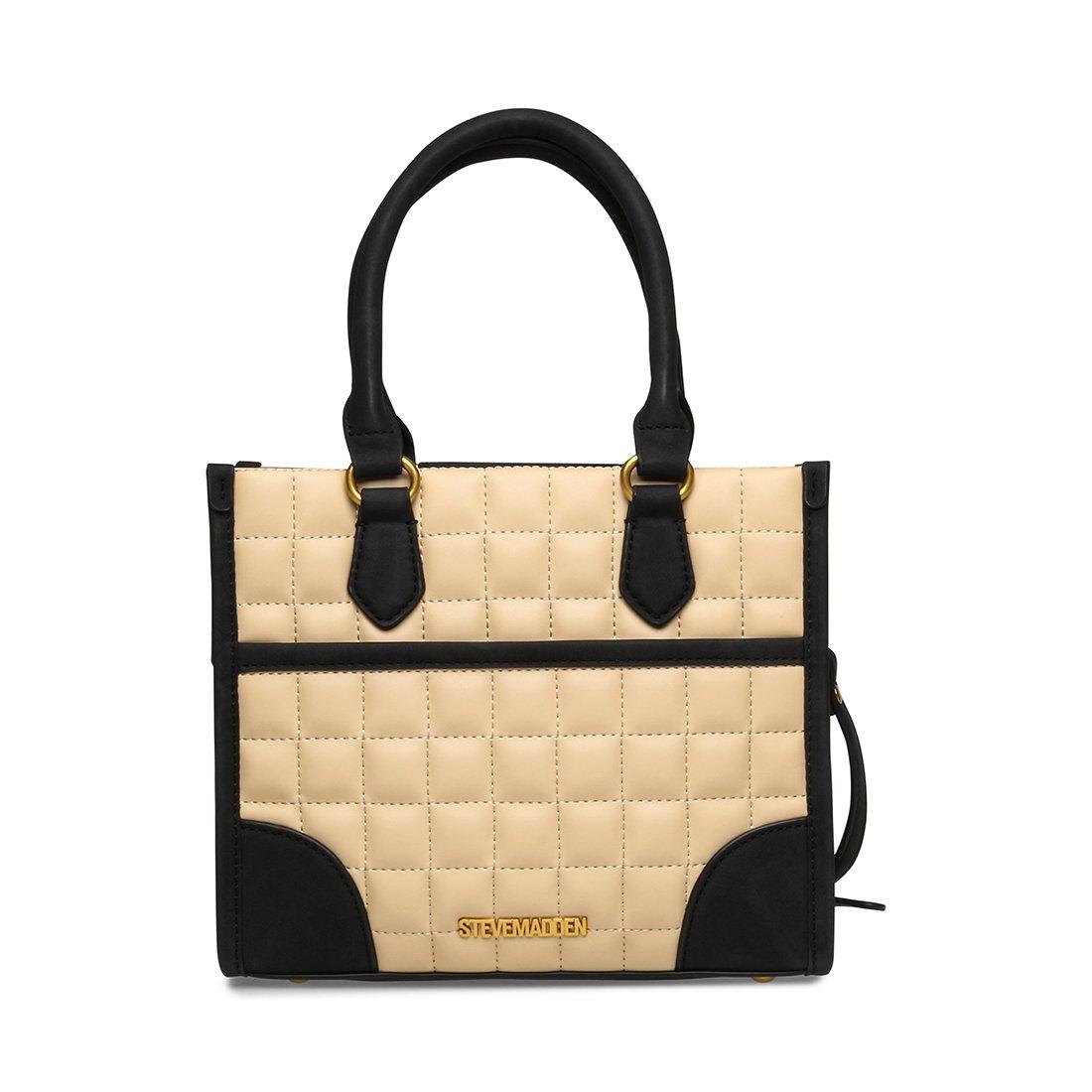 Tan Black - Steve Madden - Women's Bmassi Satchel Bag - 2