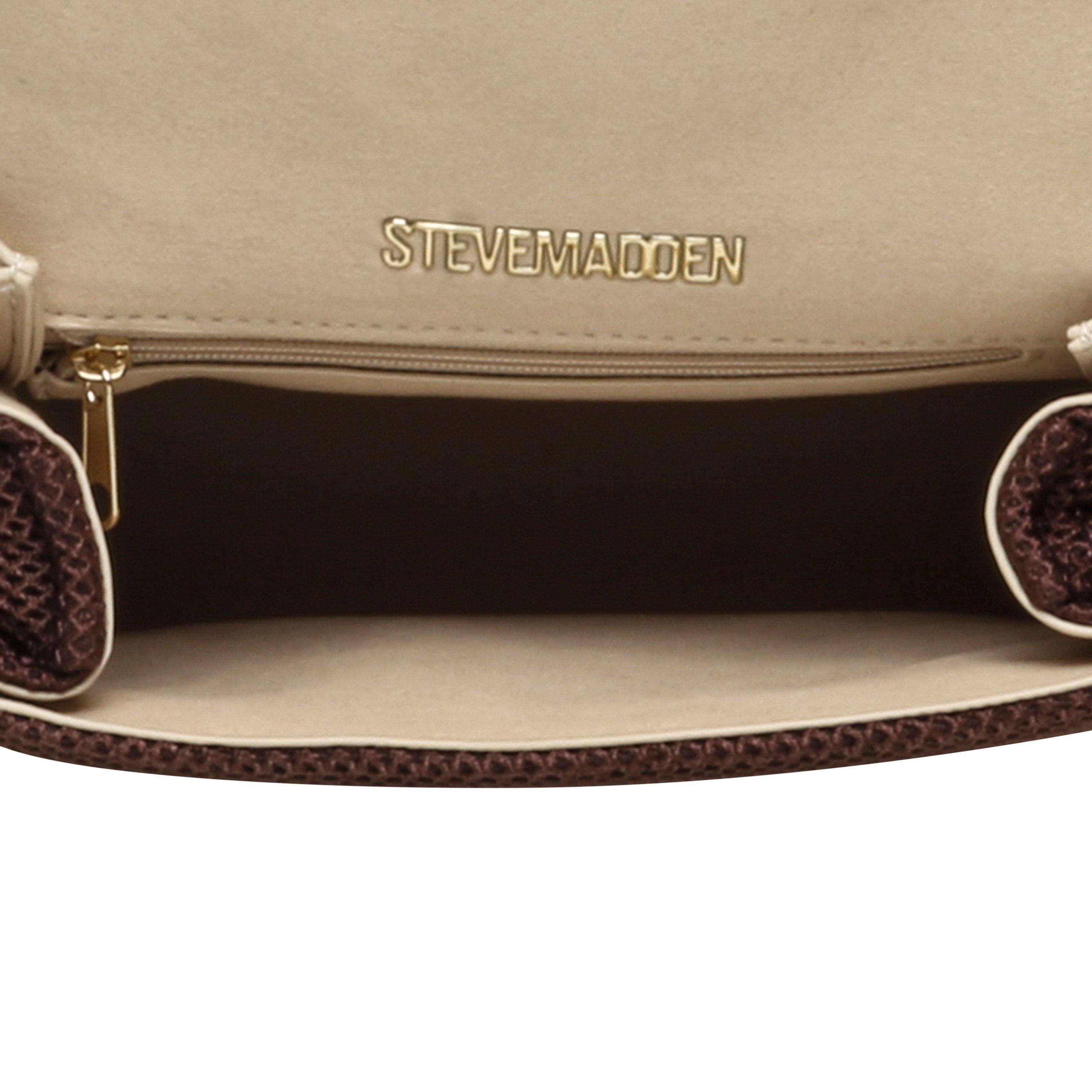 CHOC/GLD - Steve Madden - Women's Bdiego Top Handle Bag - 5