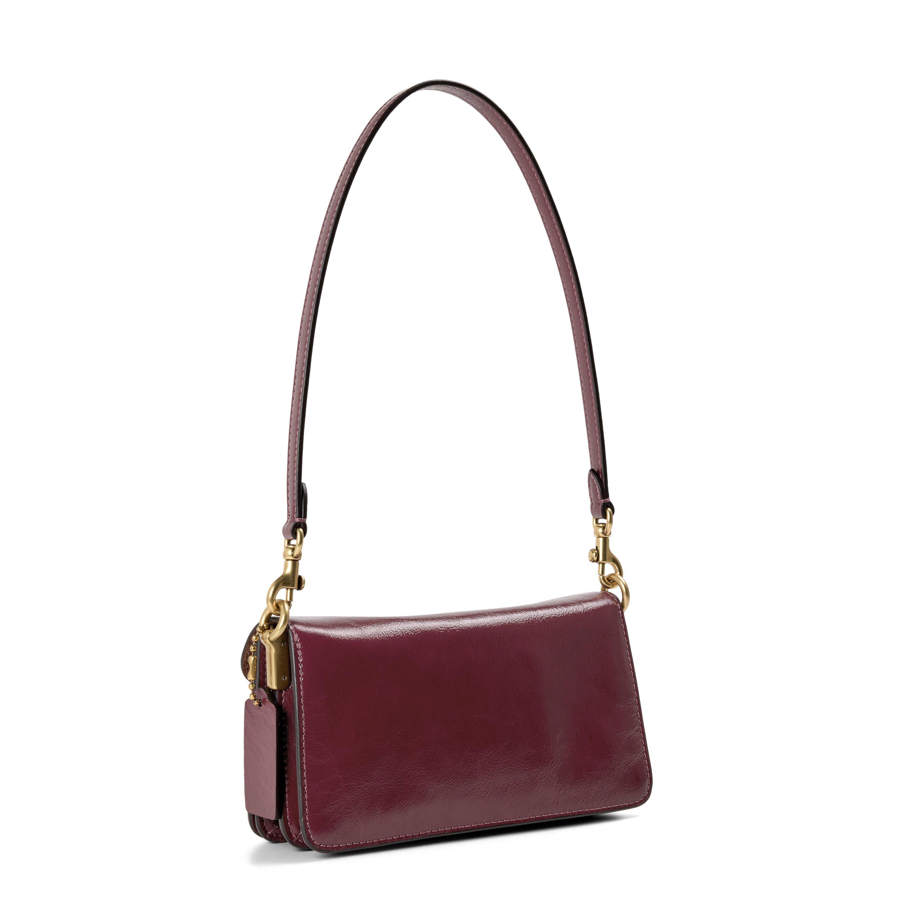 B4/DARK CHERRY - Coach - Women's Soft Tabby 20 Leather Shoulder Bag - 2