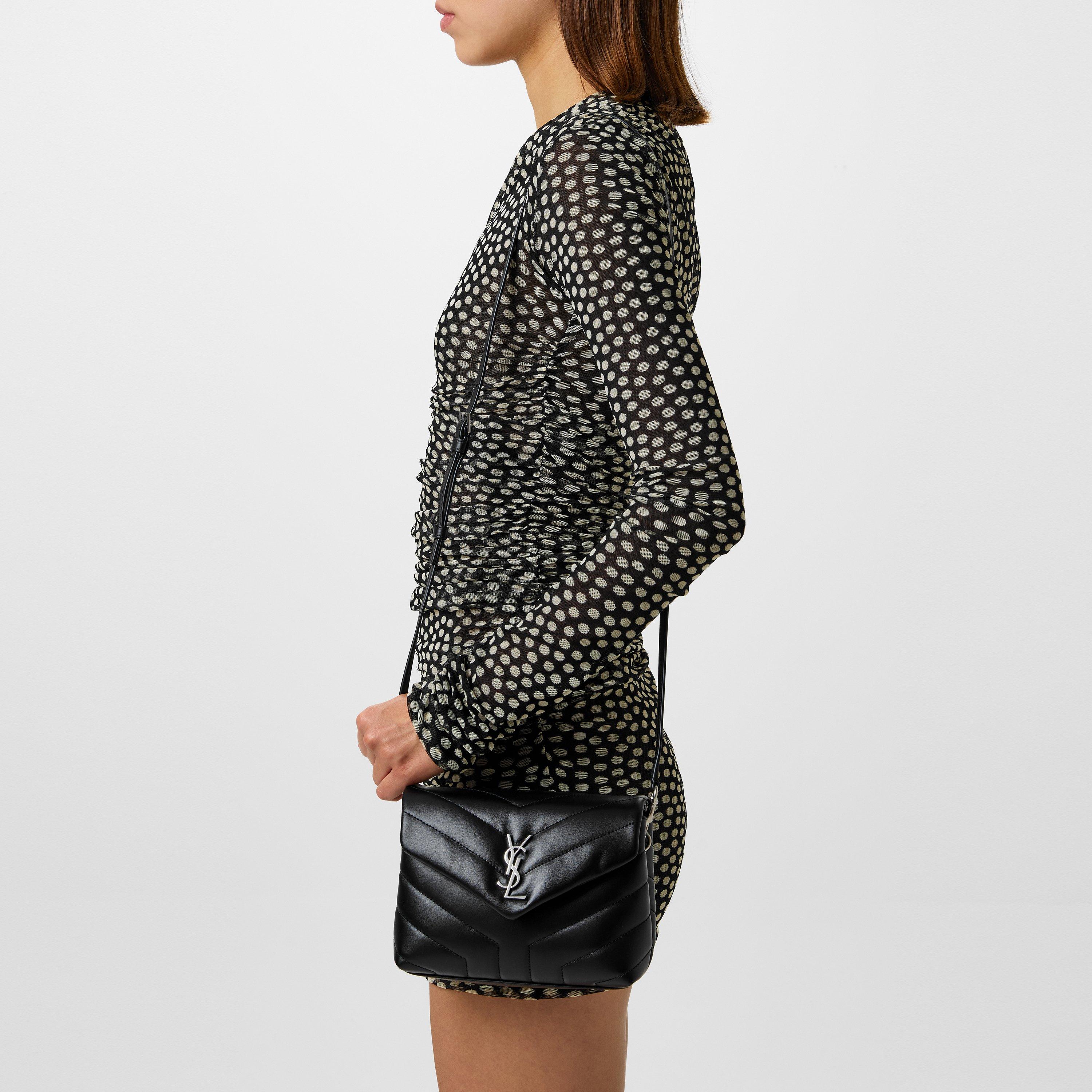 Black/Silver - Saint Laurent - Toy Loulou Bag - 2