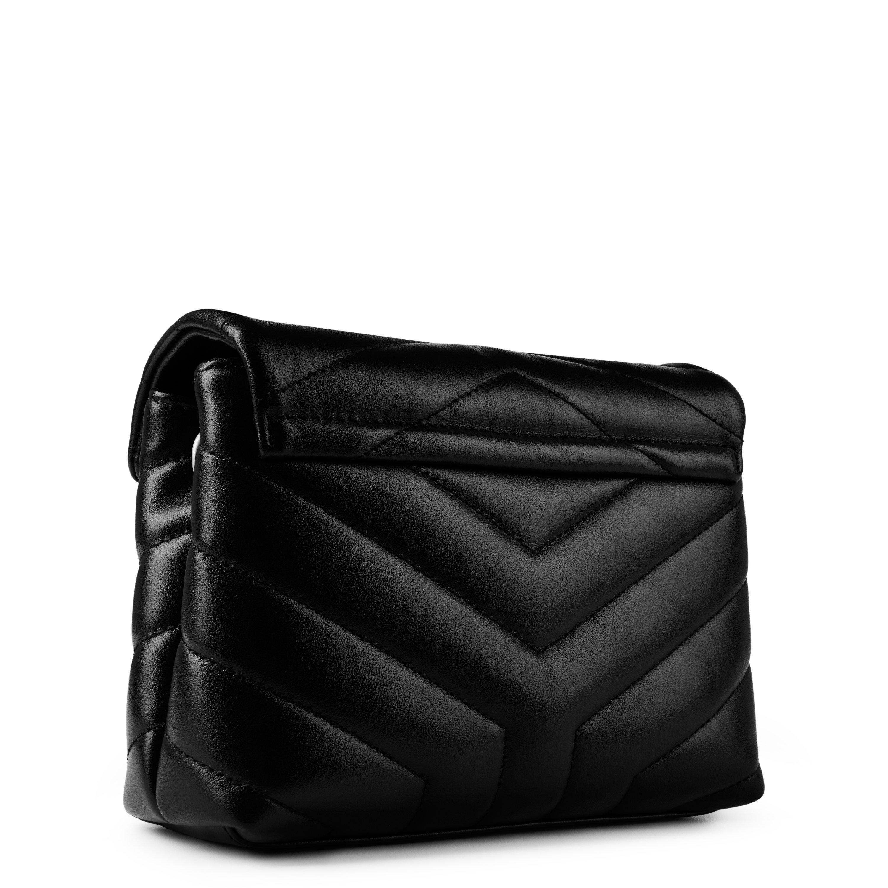Black/Silver - Saint Laurent - Toy Loulou Bag - 3