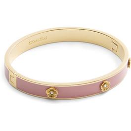 Coach Tea Rose Enamel Bangle