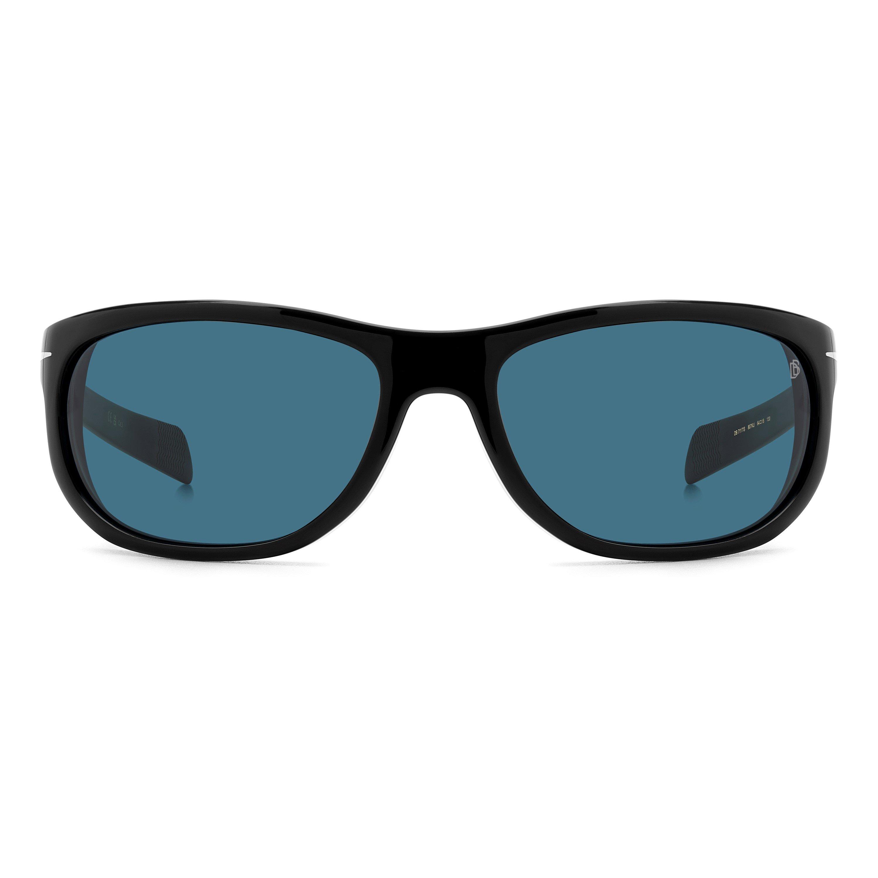 Zwart - David Beckham - Men's Oval Sunglasses - 2