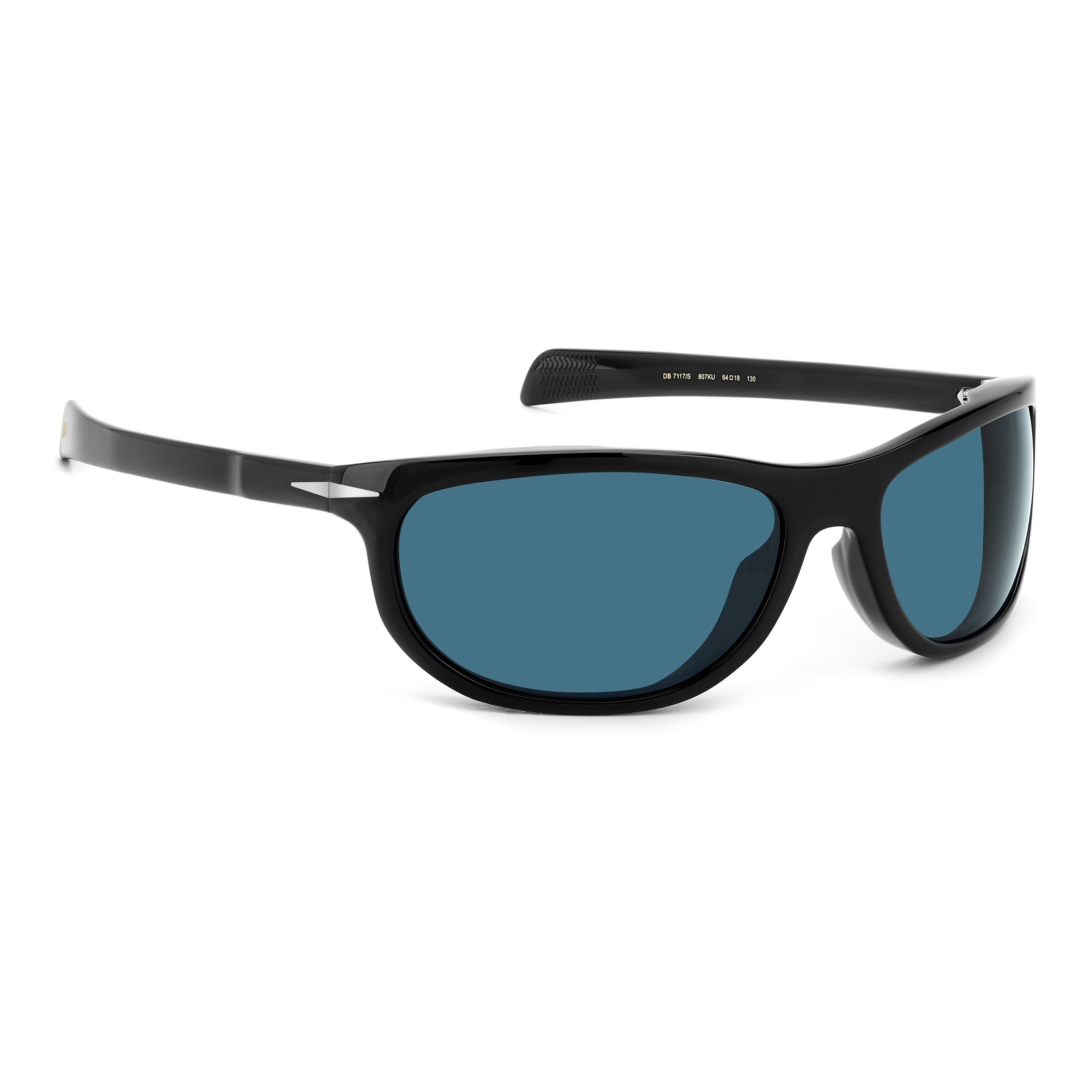 Zwart - David Beckham - Men's Oval Sunglasses - 3