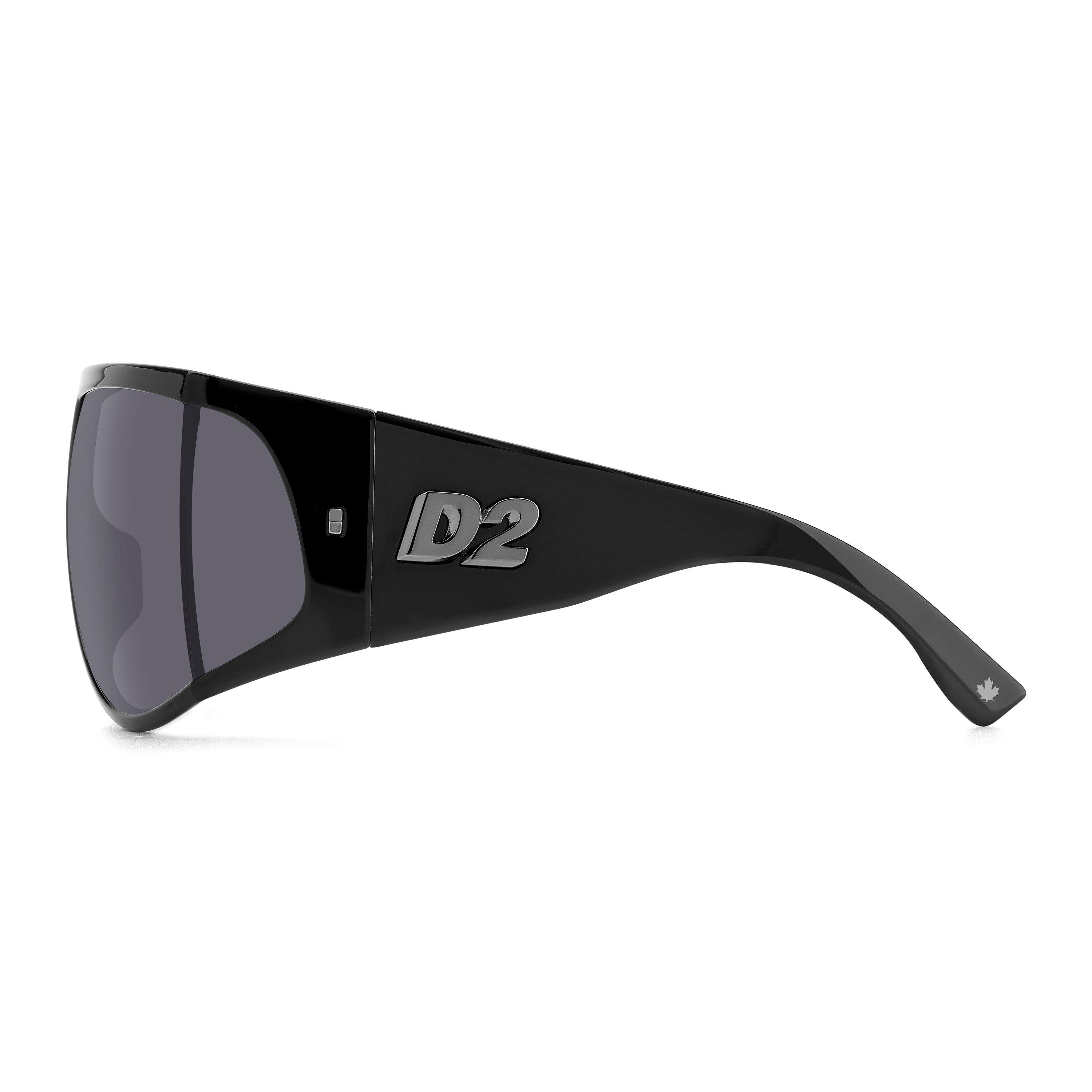 Black - DSquared2 - Men's Wrap Sunglasses - 5