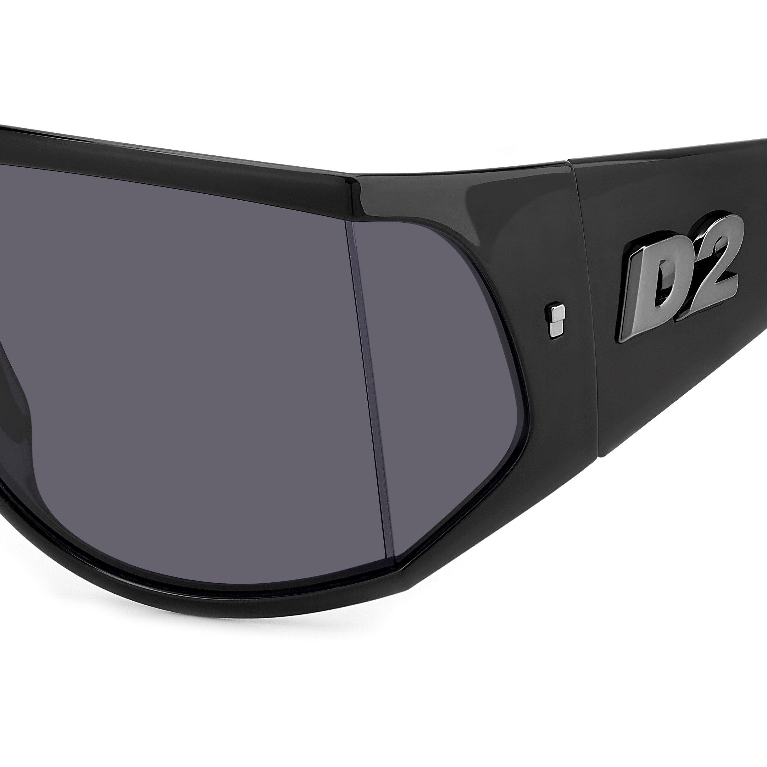 Black - DSquared2 - Men's Wrap Sunglasses - 6