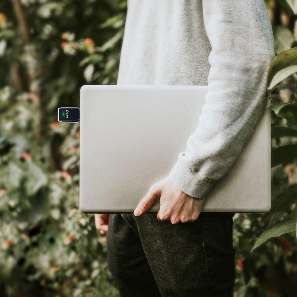 Crna - TP-Link - TP-Link AC1300 Mini Wireless MU-MIMO USB WiFi Adapter ARCHER T3U - 4