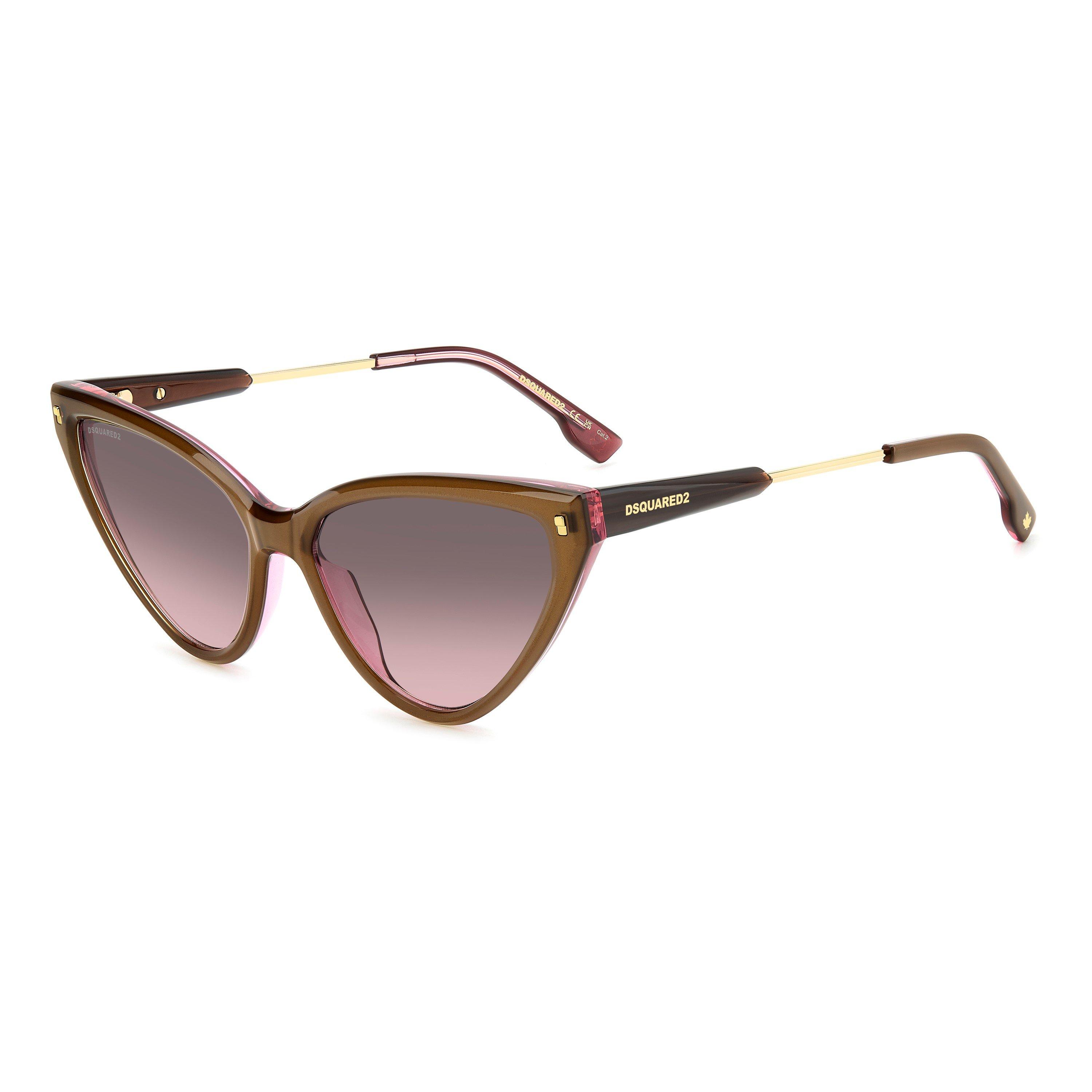 Brown - DSquared2 - Women's Cat Eye Sunglasses - 1