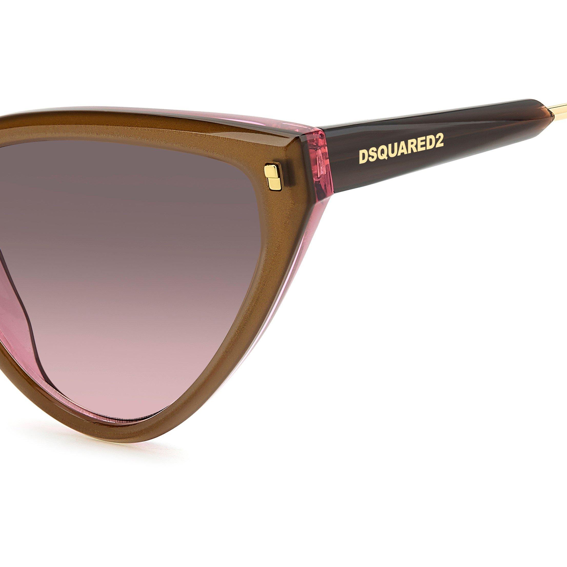 Brown - DSquared2 - Women's Cat Eye Sunglasses - 5